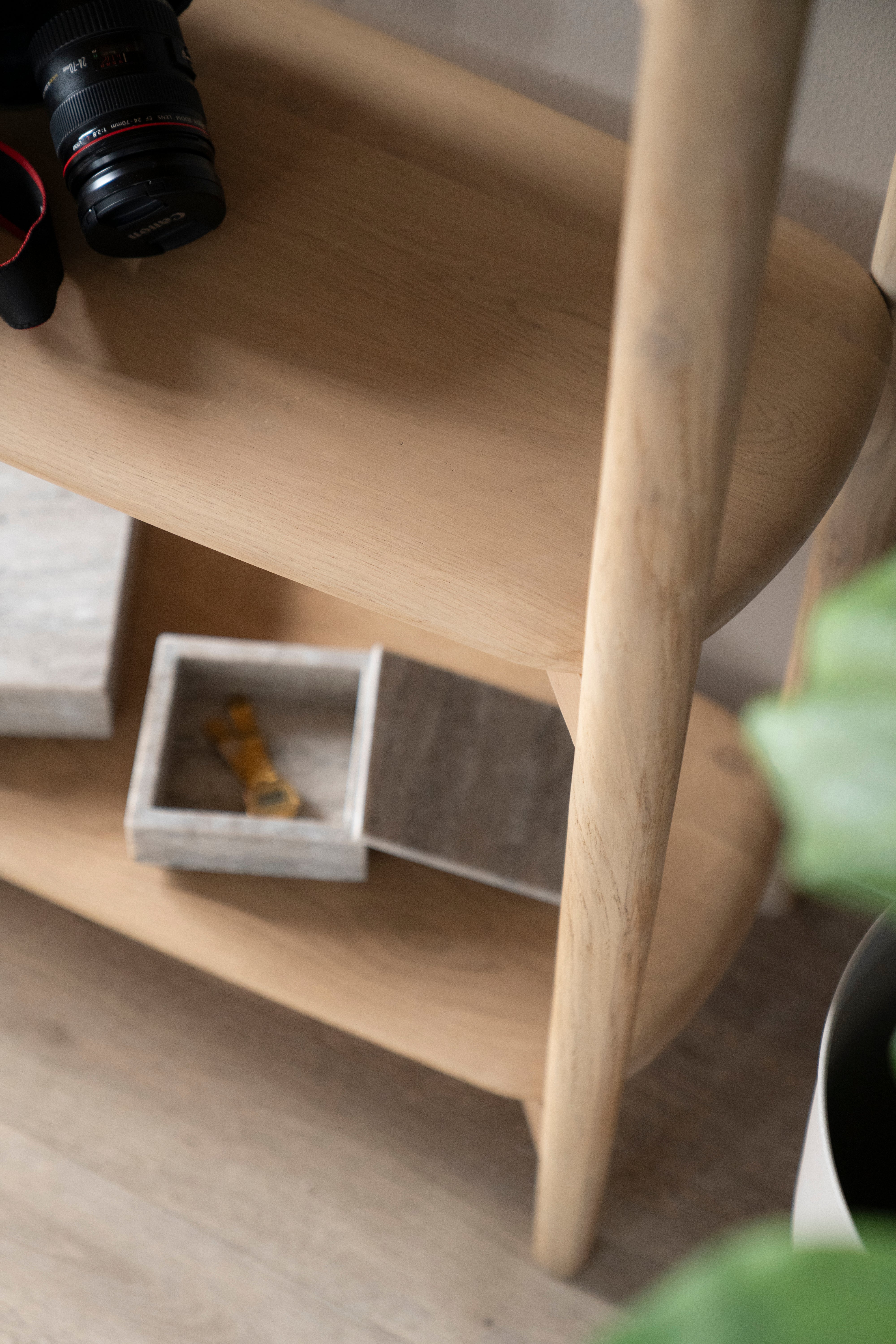 Regał SELBU drewno dębowe