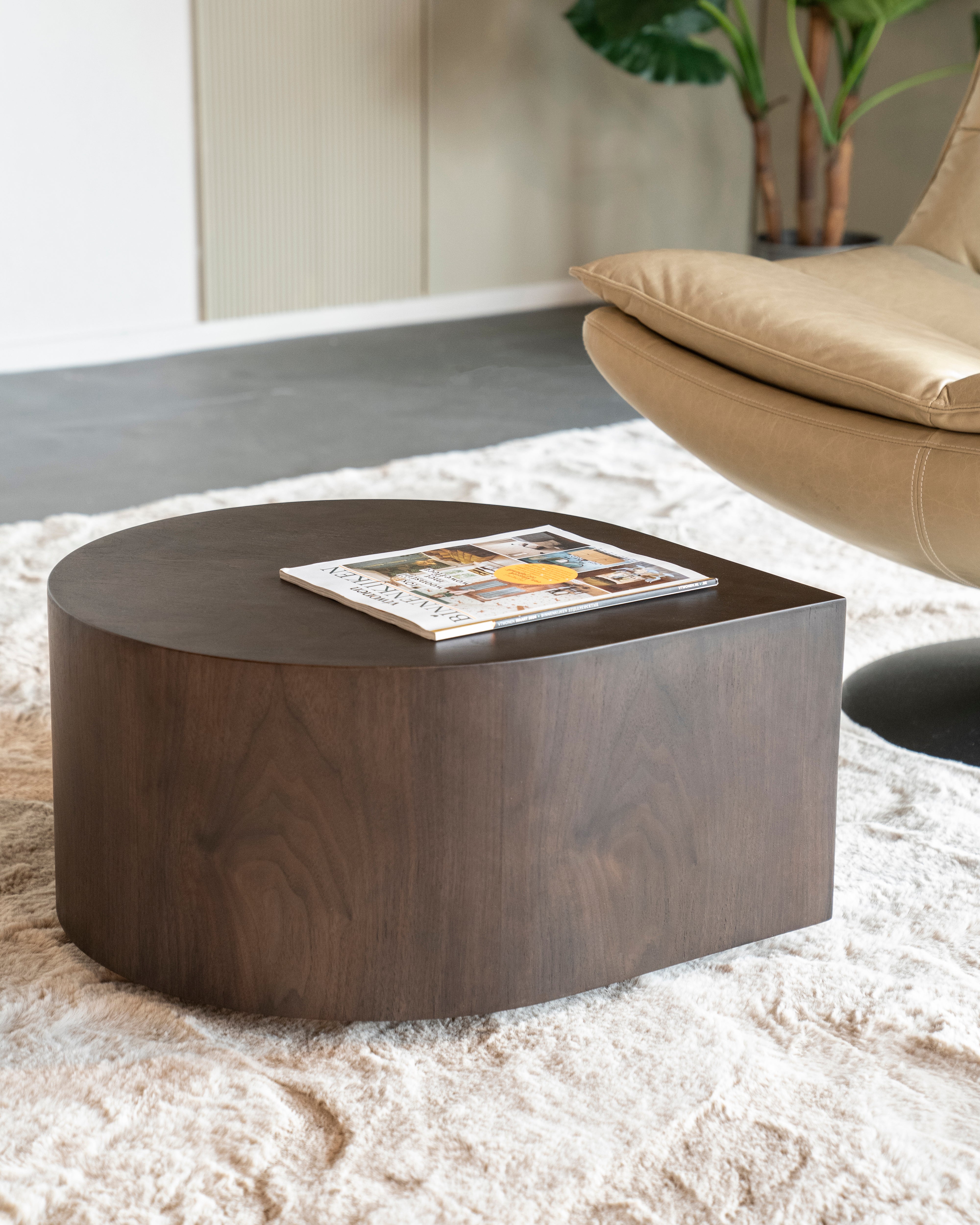 JULES Dark Walnut Veneer Coffee Table