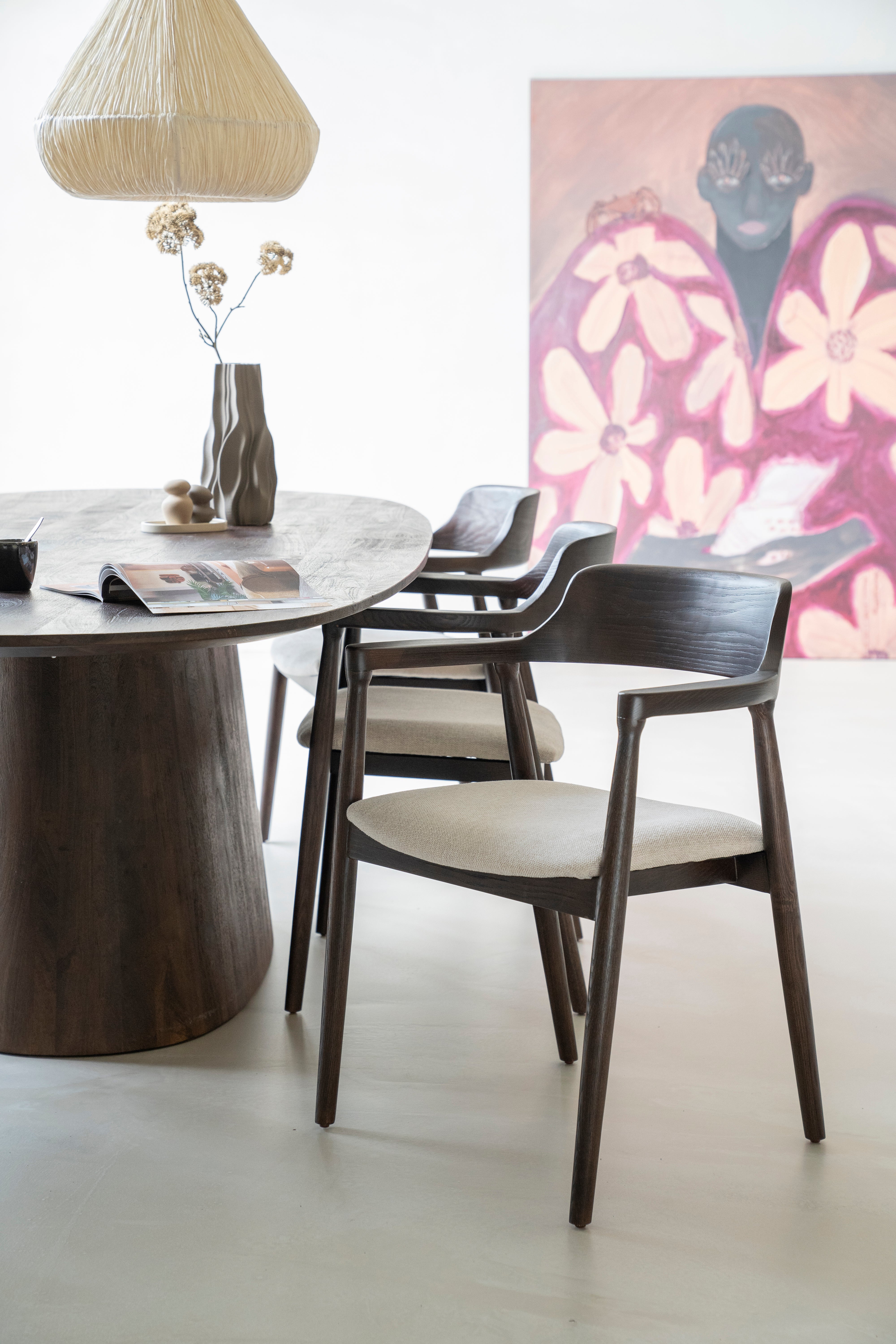 Krzesło YORICK ciemne drewno jesionowe