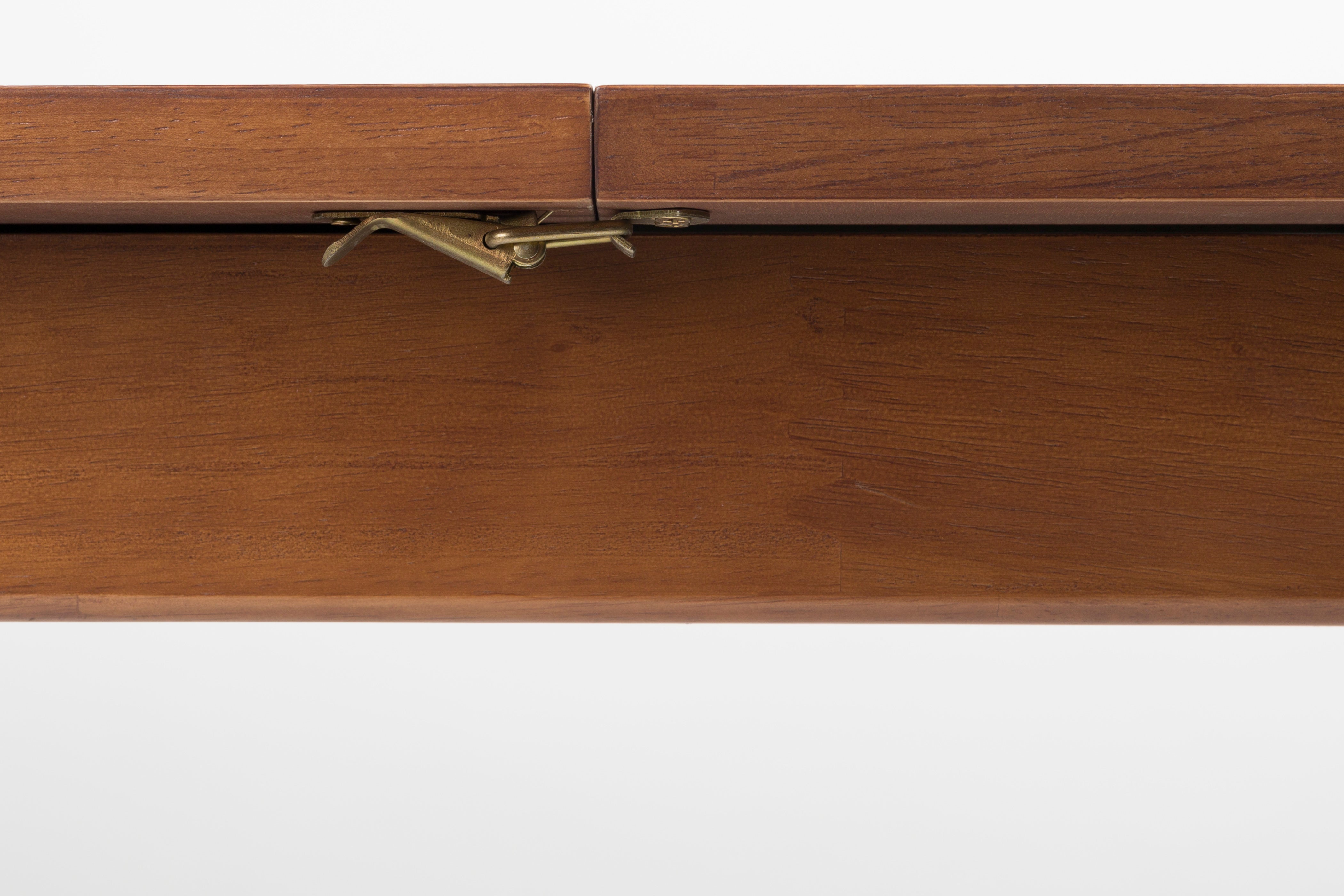 Stół rozkładany ELLEN ciemnobrązowe drewno kauczukowe