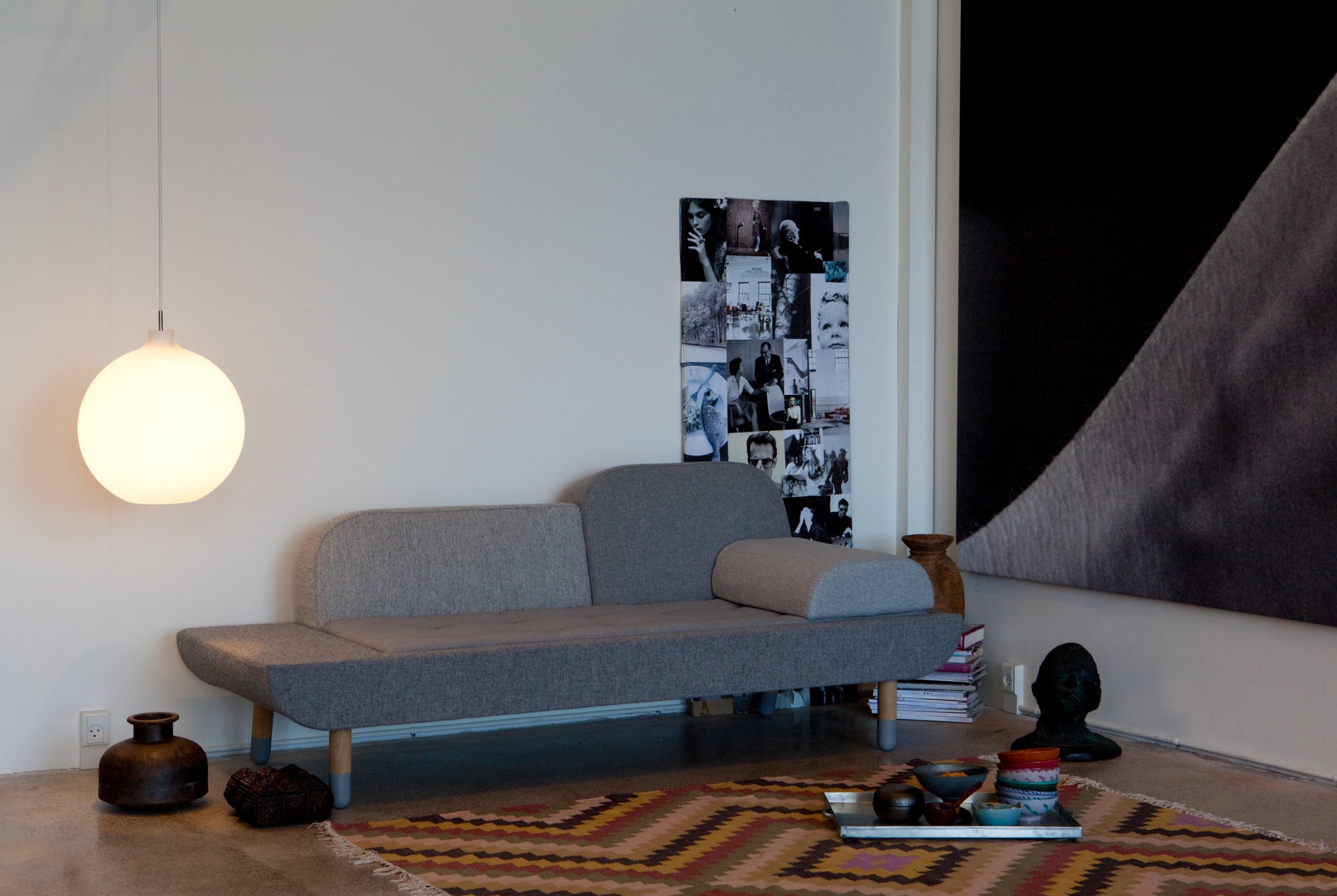 Lampa wisząca WOHLERT białe szkło