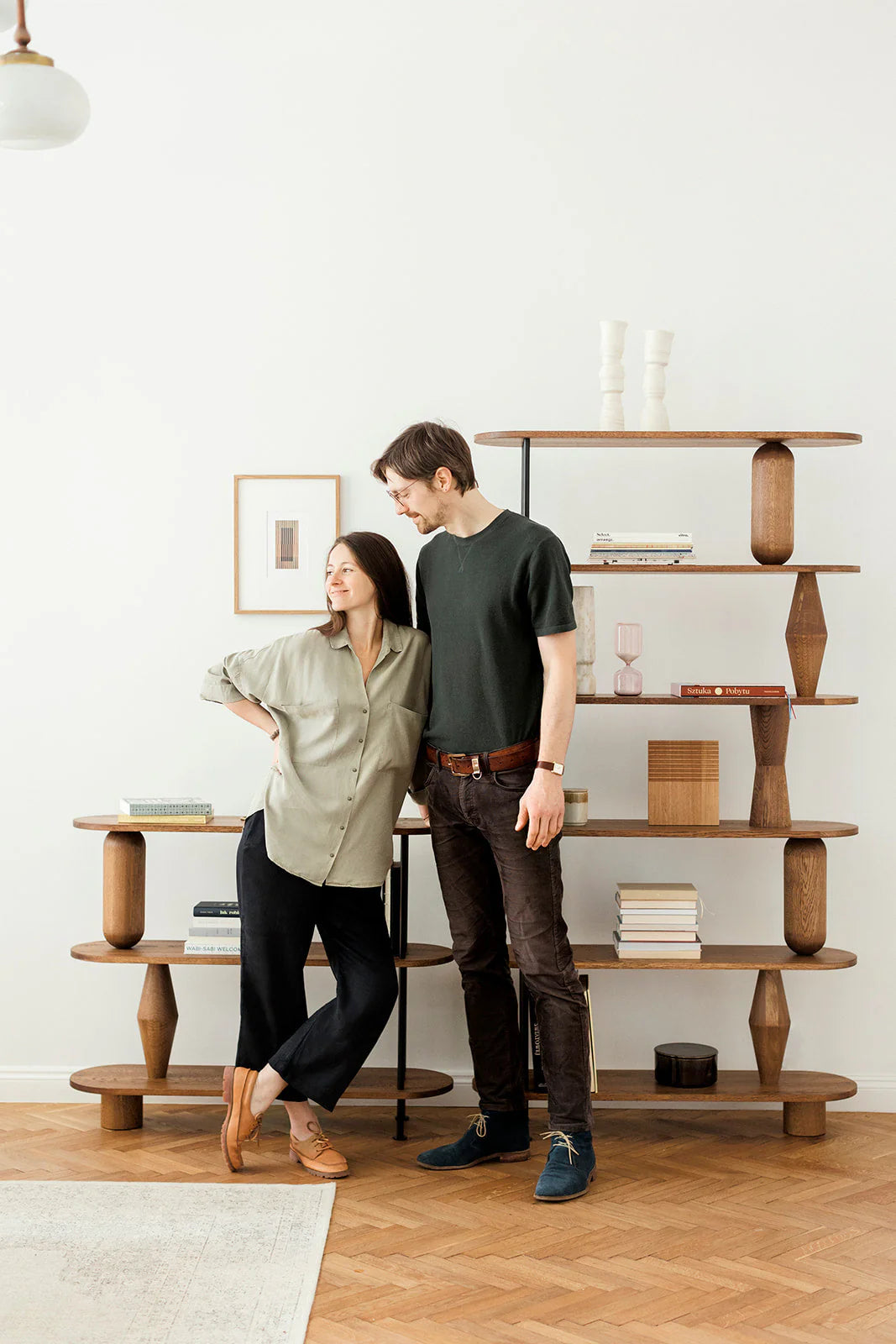 VAZOO Shelf Bleached Oak Wood