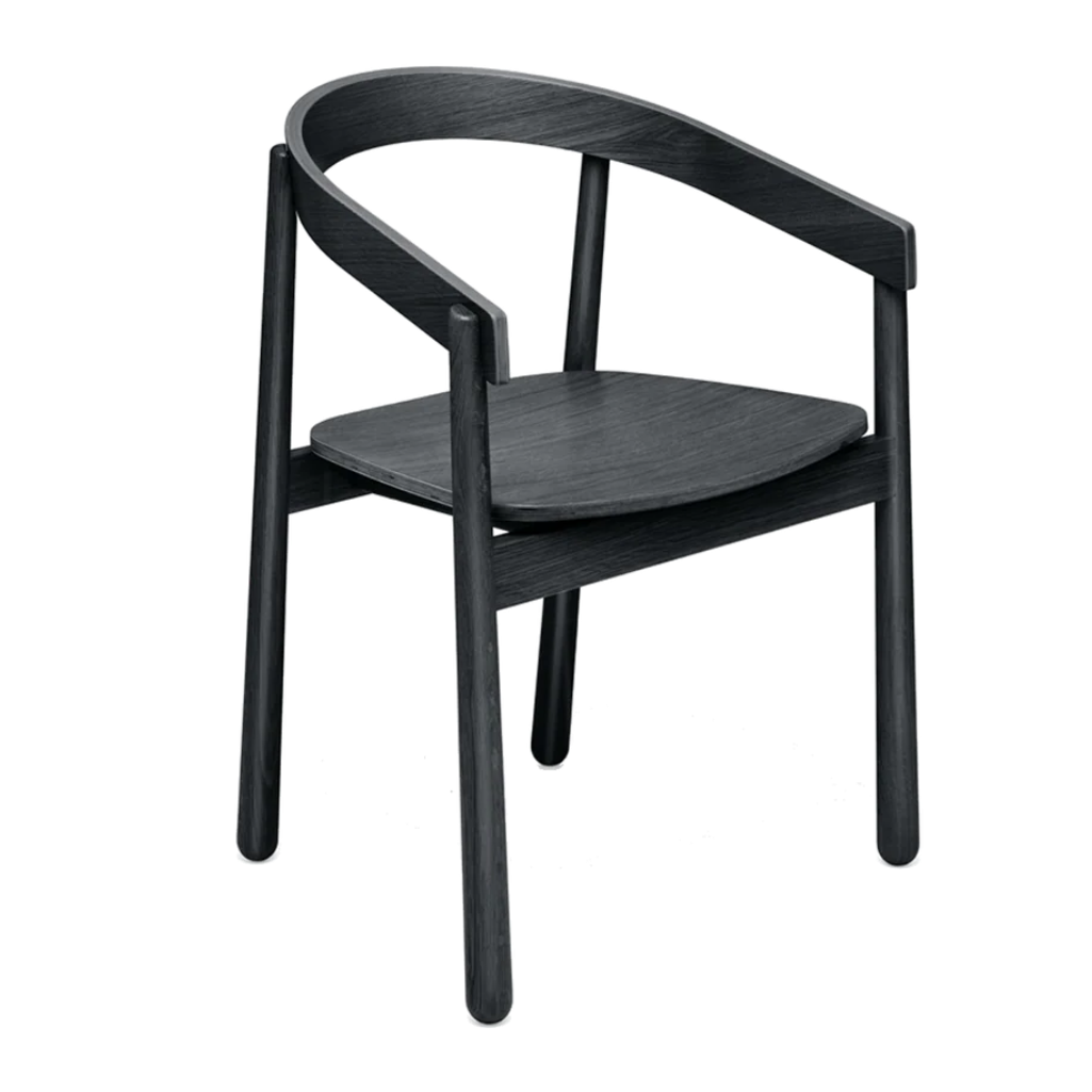 HOMERUN Chair Black Oak Wood