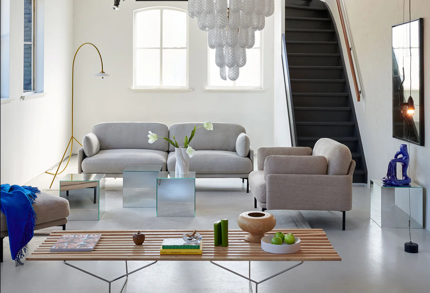 Stolik kawowy TINTIN lustrzany