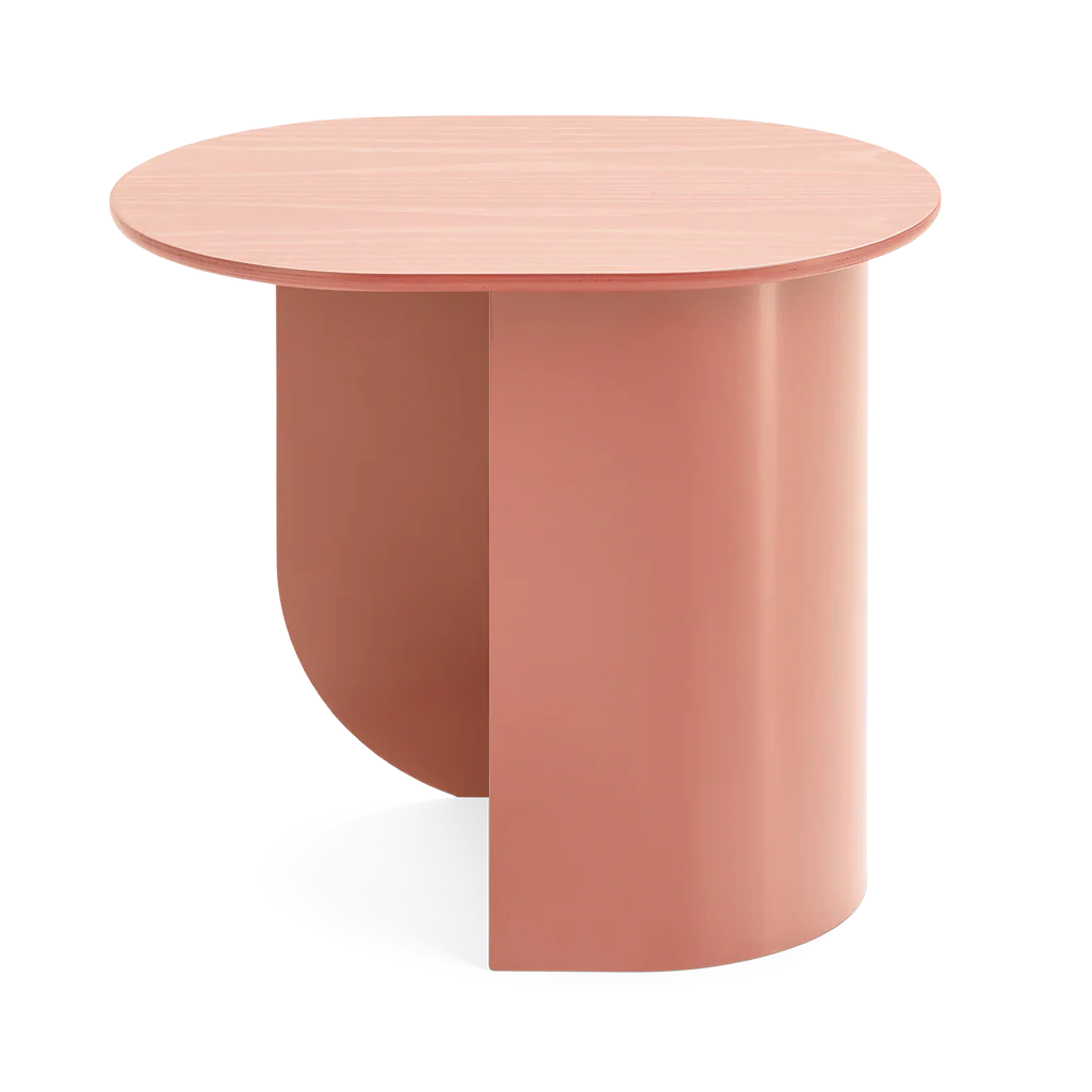 PLATEAU Salmon Side Table