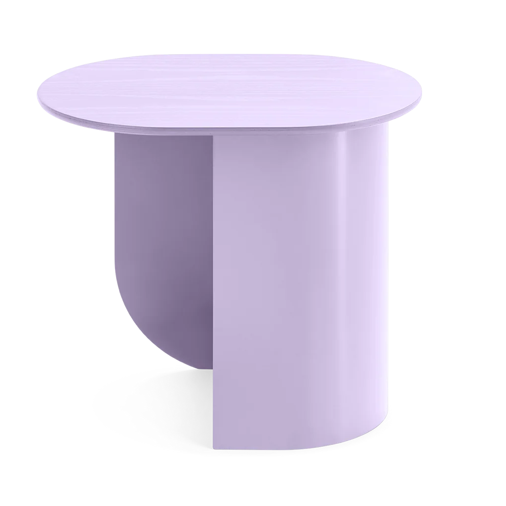 PLATEAU Lilac Side Table