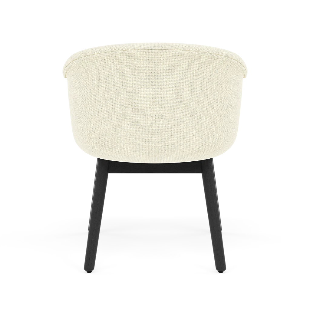 Krzesło FIBER SOFT personalizowane z drewnianą podstawą