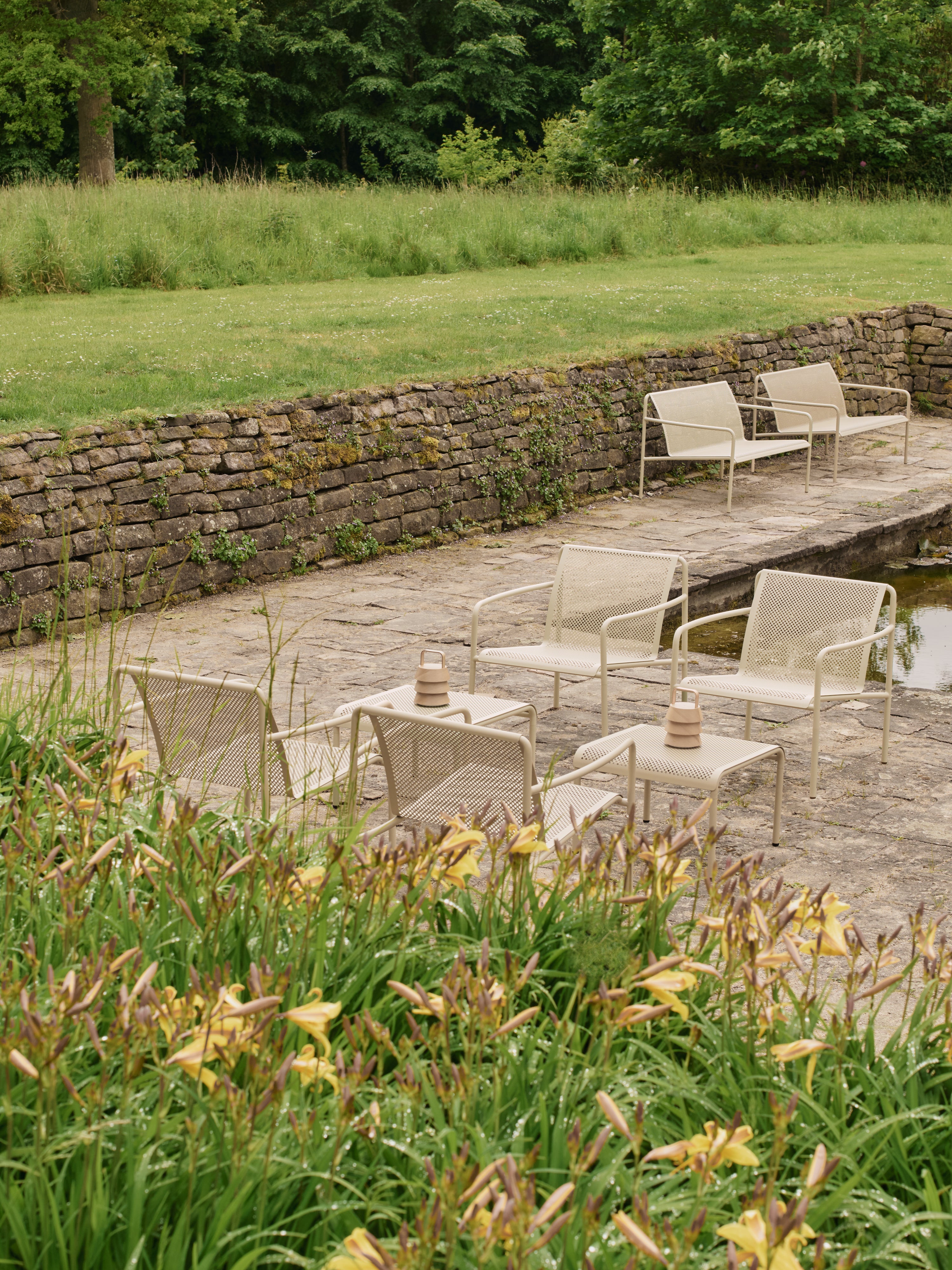 DAPPLE Beige Garden Armchair