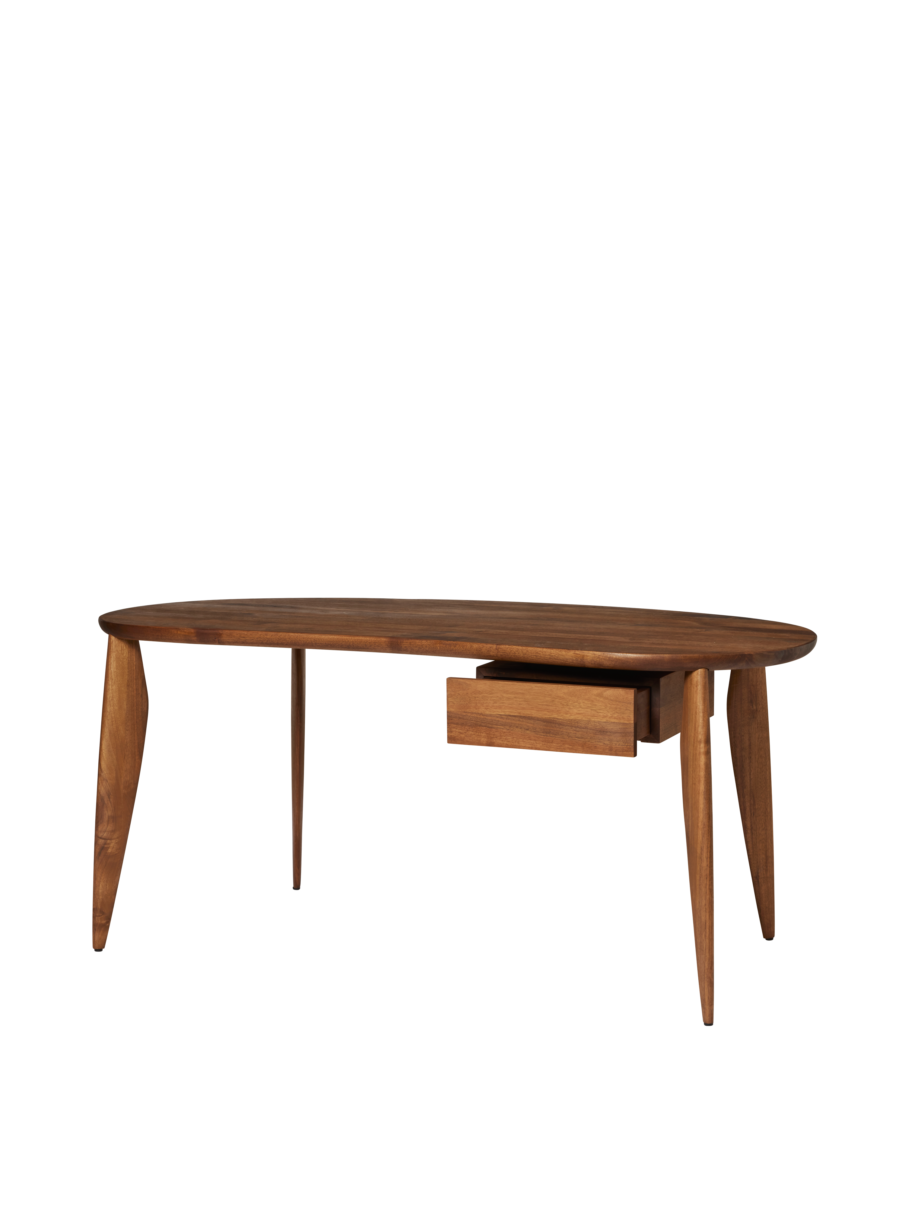 FEVE walnut wood table [Klaudia] [drawer included or available for separate purchase? and this is probably more of a desk]