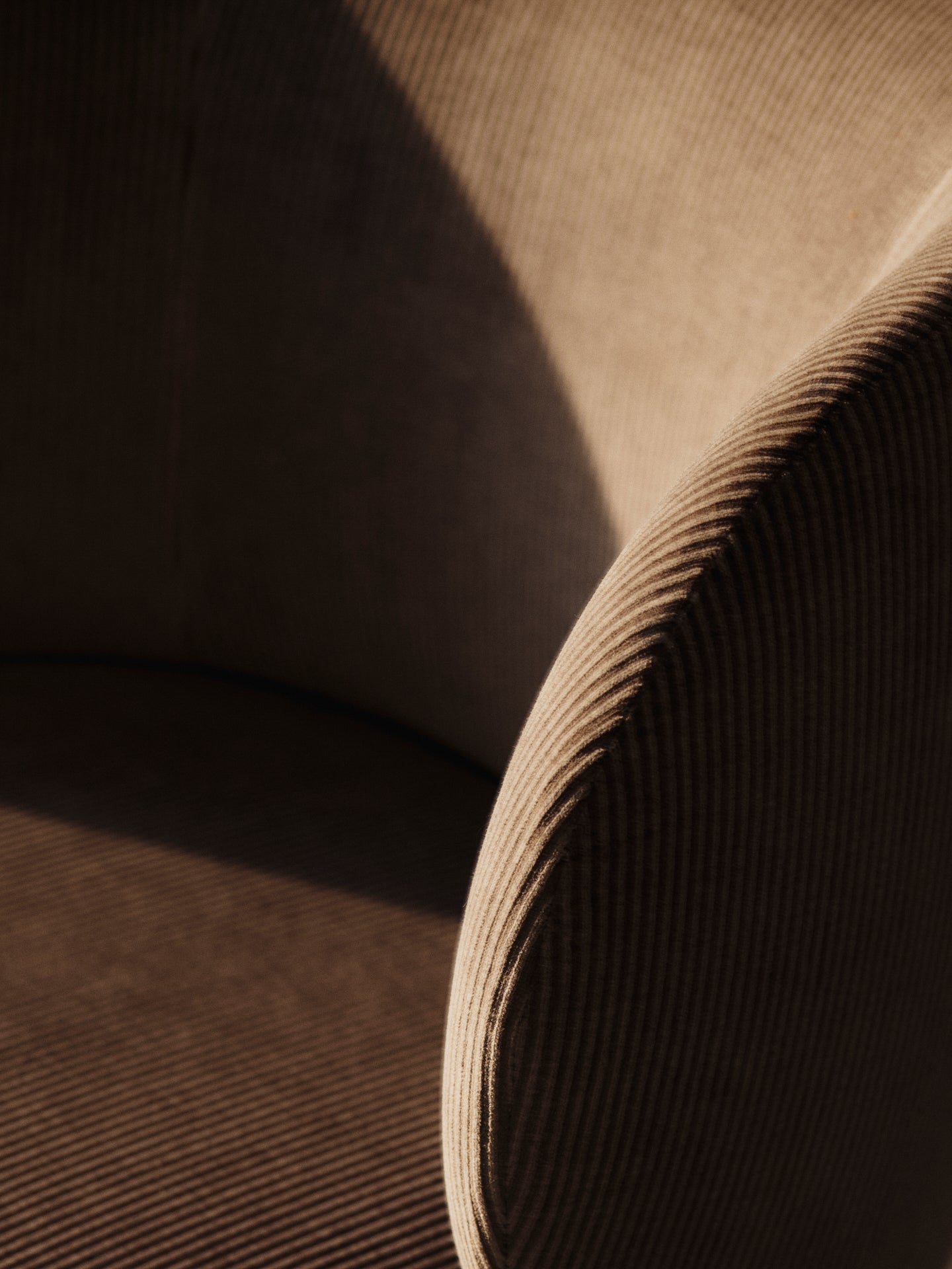 RICO Devoré Velvet swivel chair with armrests in flint gray