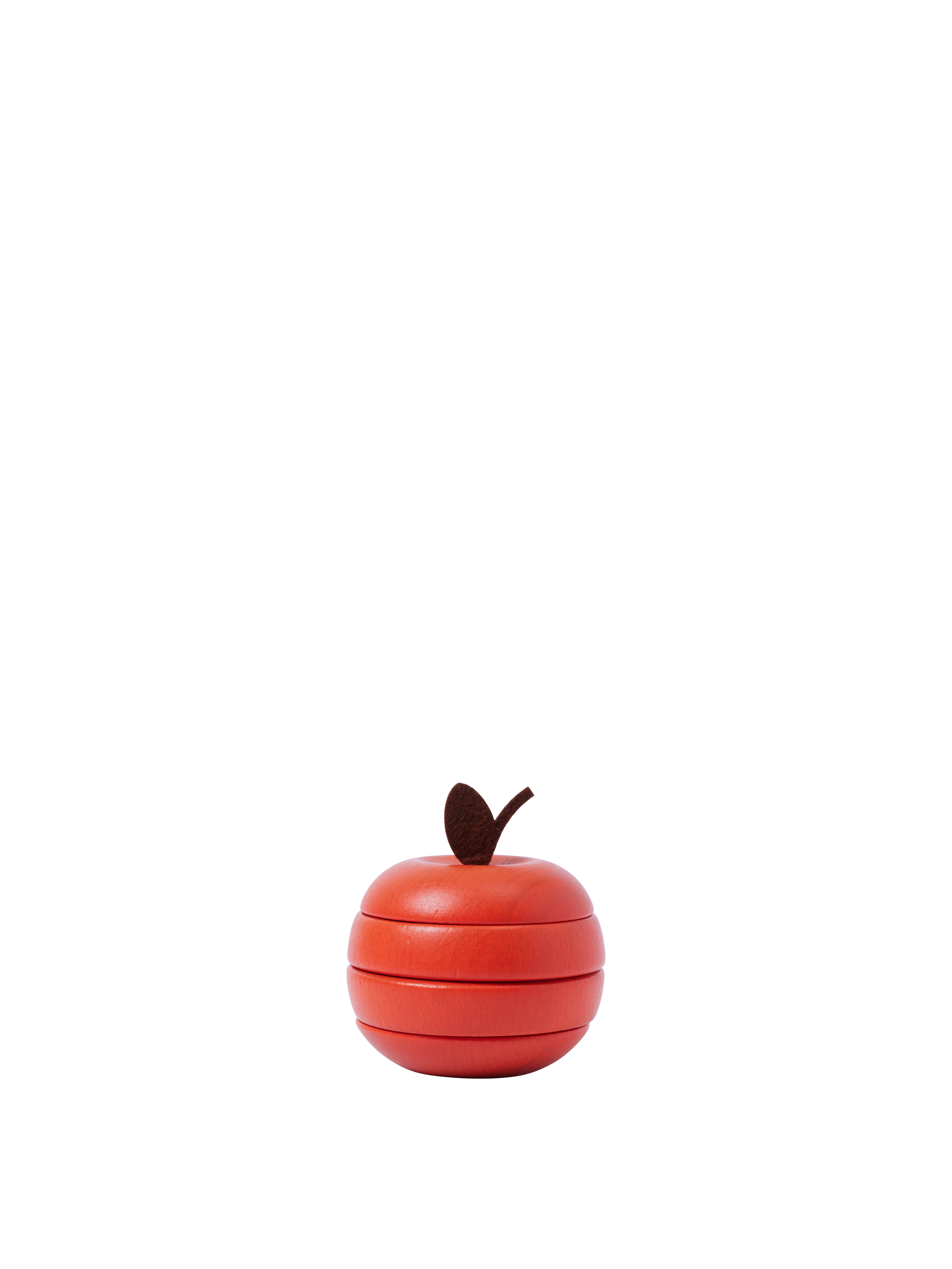 Zestaw zabawek dla dzieci STACKING APPLE AND PEAR drewno bukowe