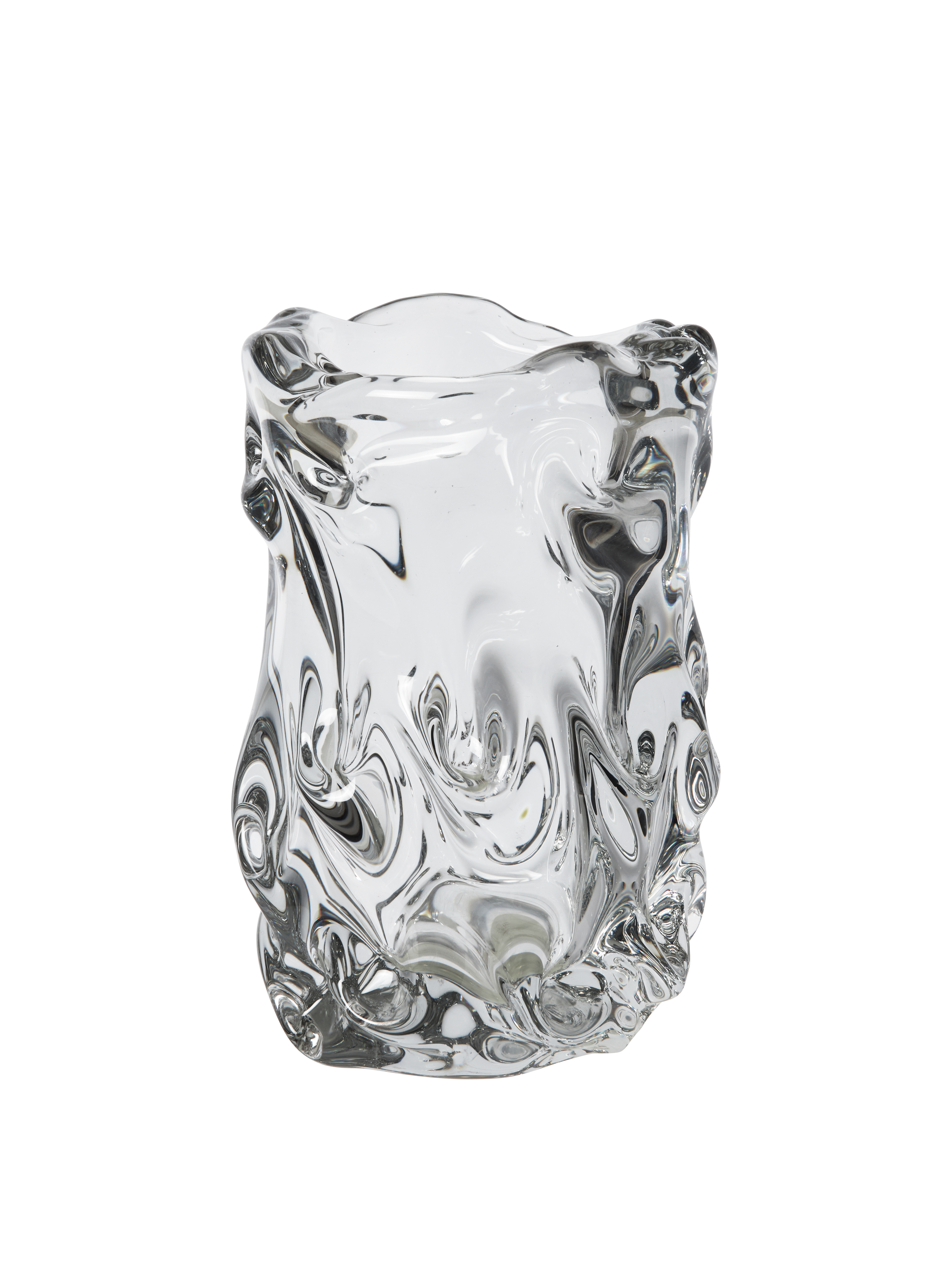 VIRELLE vase blown glass