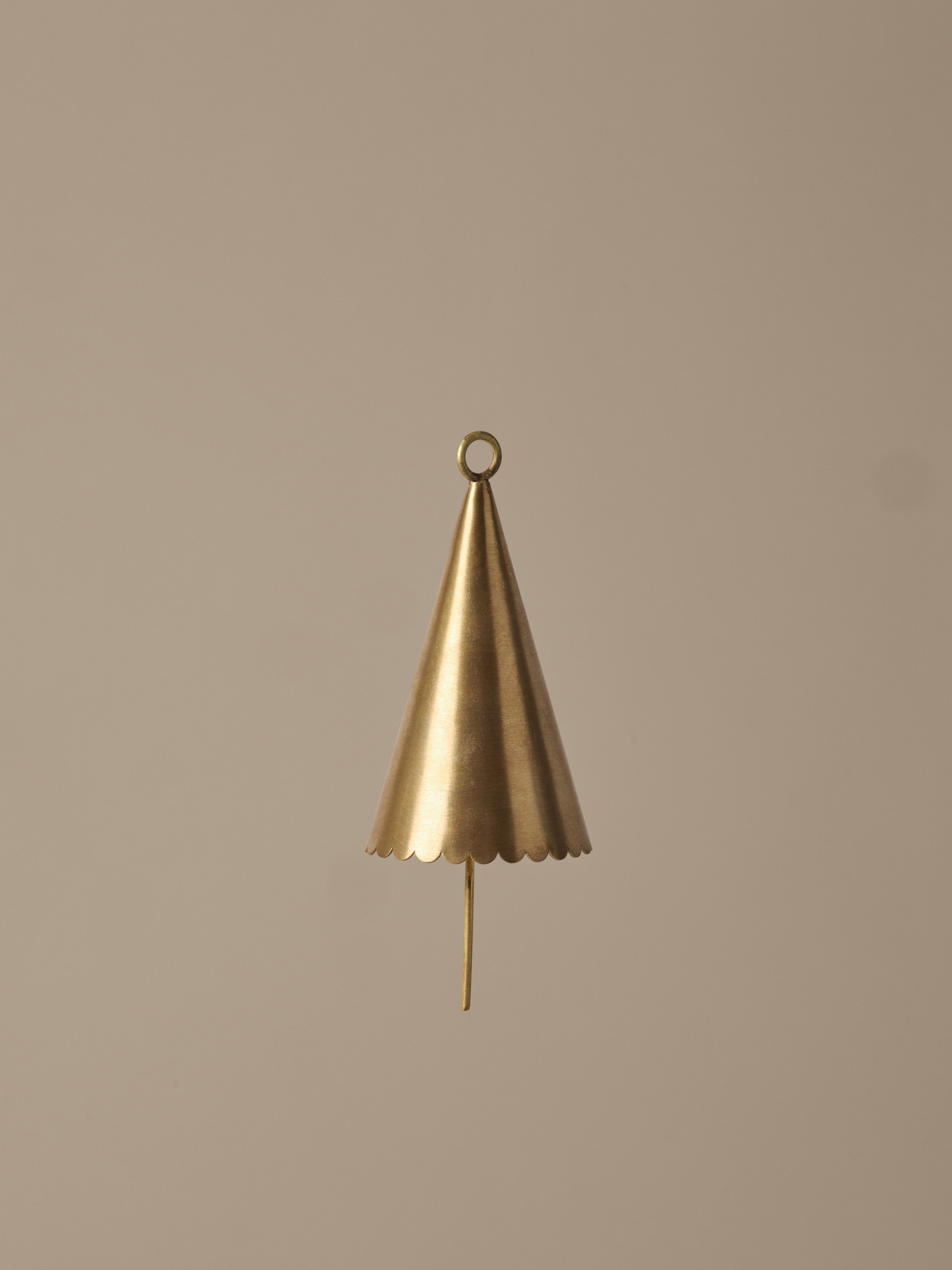 Zestaw dekoracji choinkowych CONE BELL mosiężny