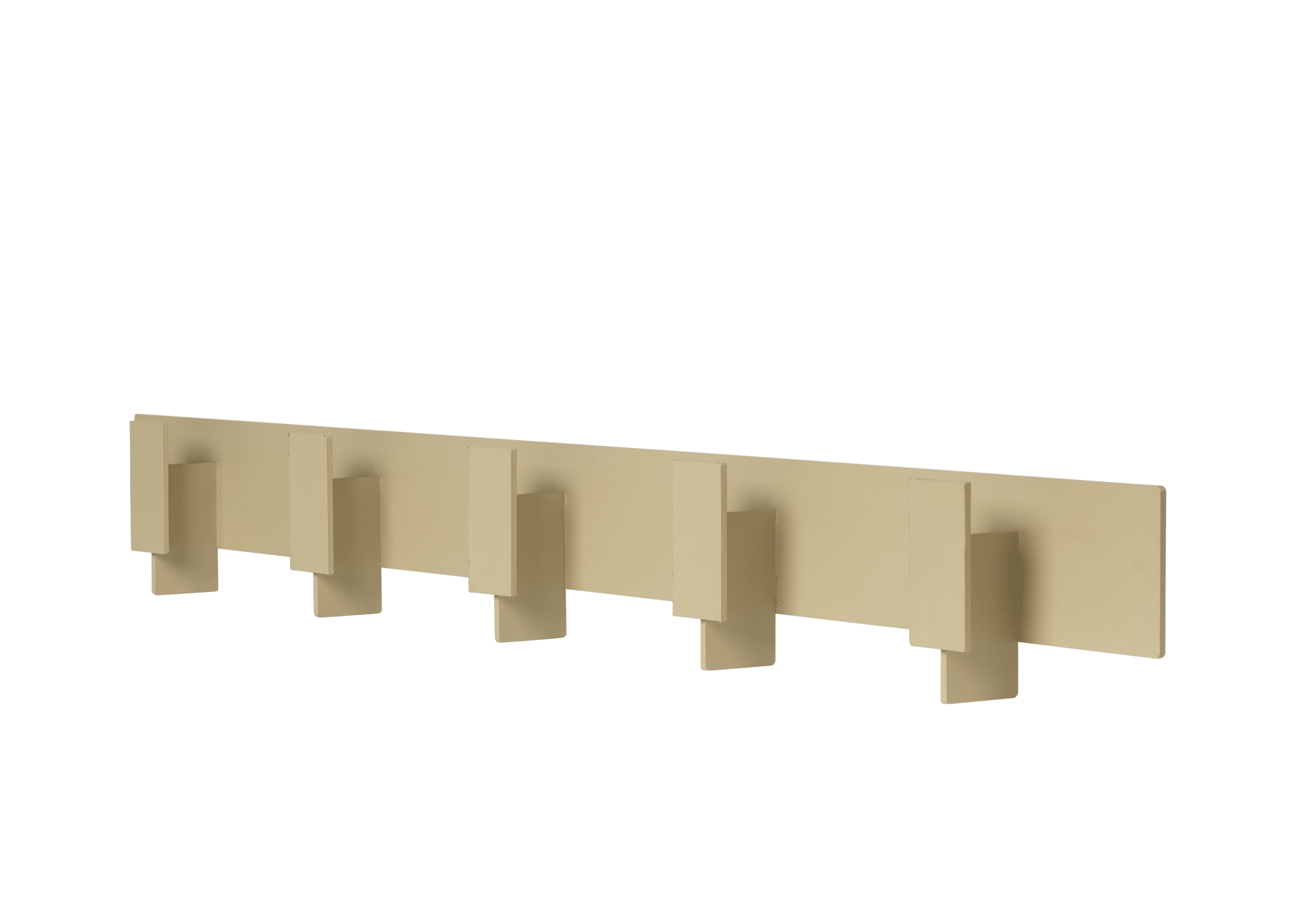 Wieszak ścienny LAGER beżowy