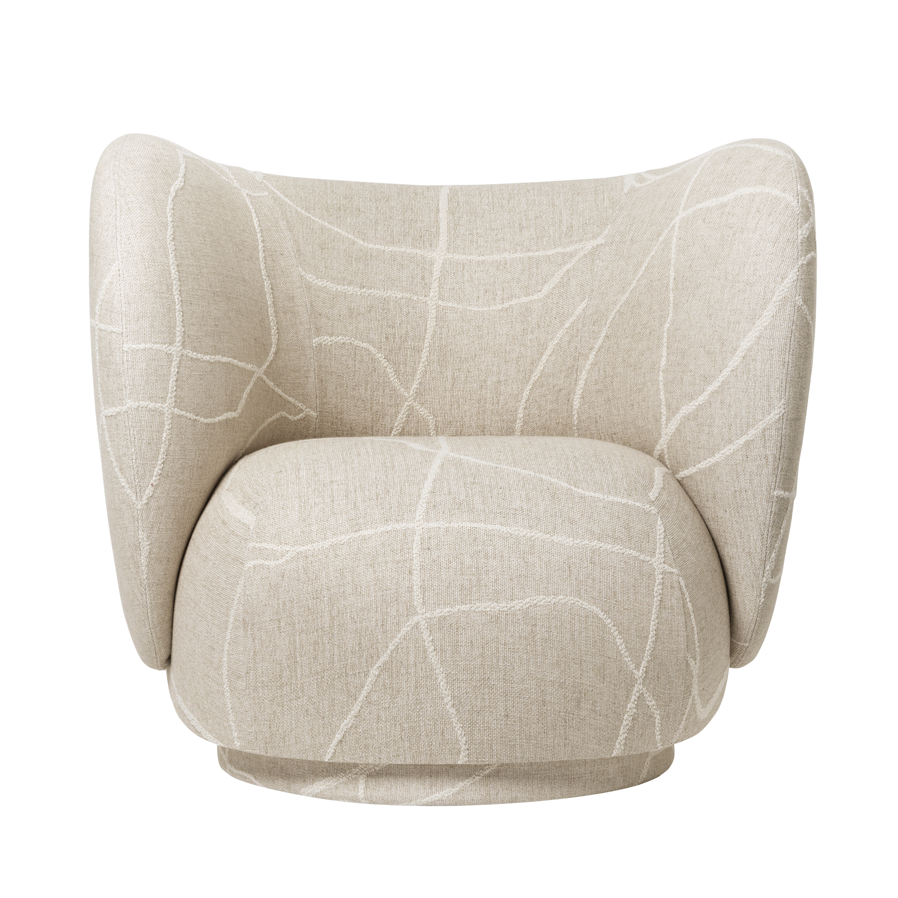 RICO LOUNGE Armchair Can Lis sand