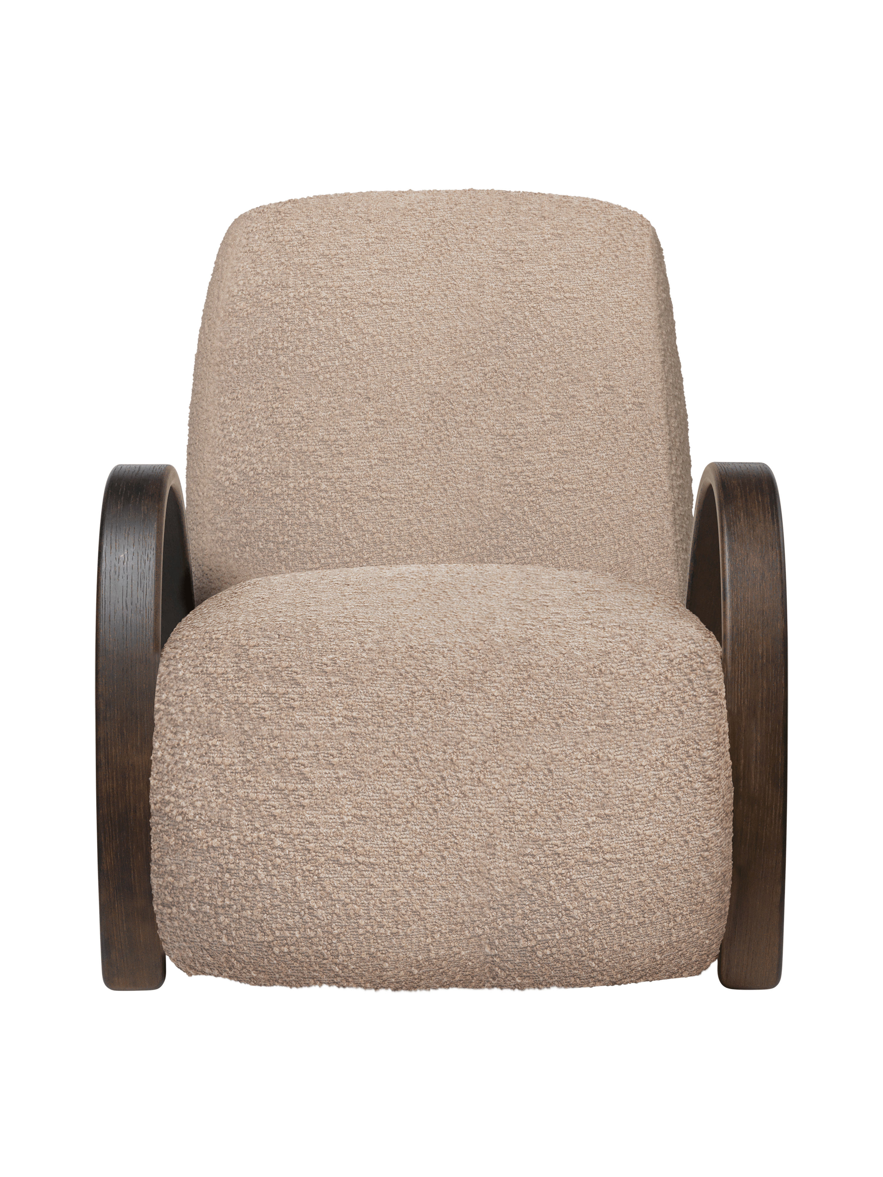 Sessel BUUR LOUNGE beige Boucle