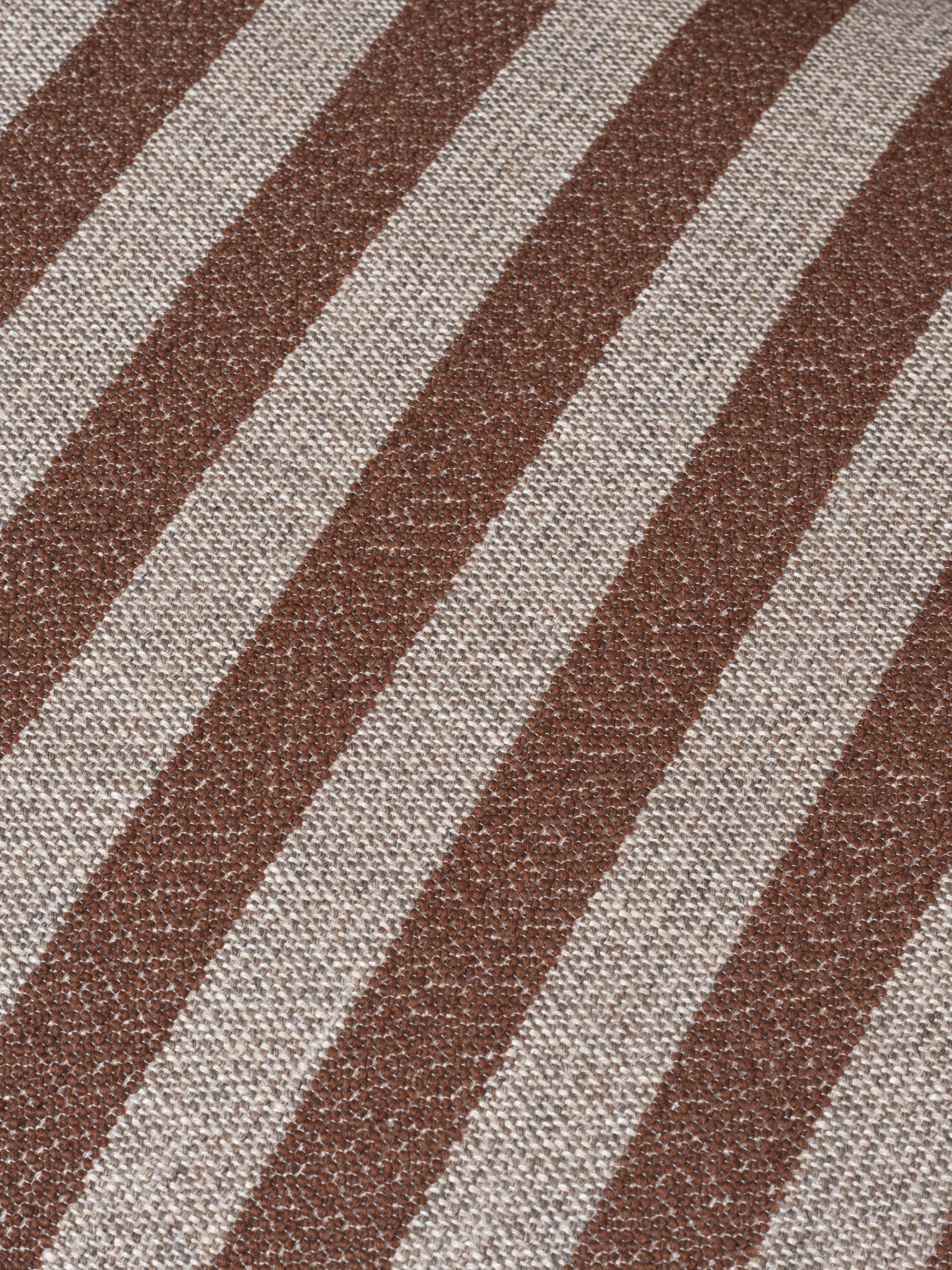 Modulares Sofa CATENA Louisiana - Endelement linksseitig in Schokoladenfarbe mit Kissen