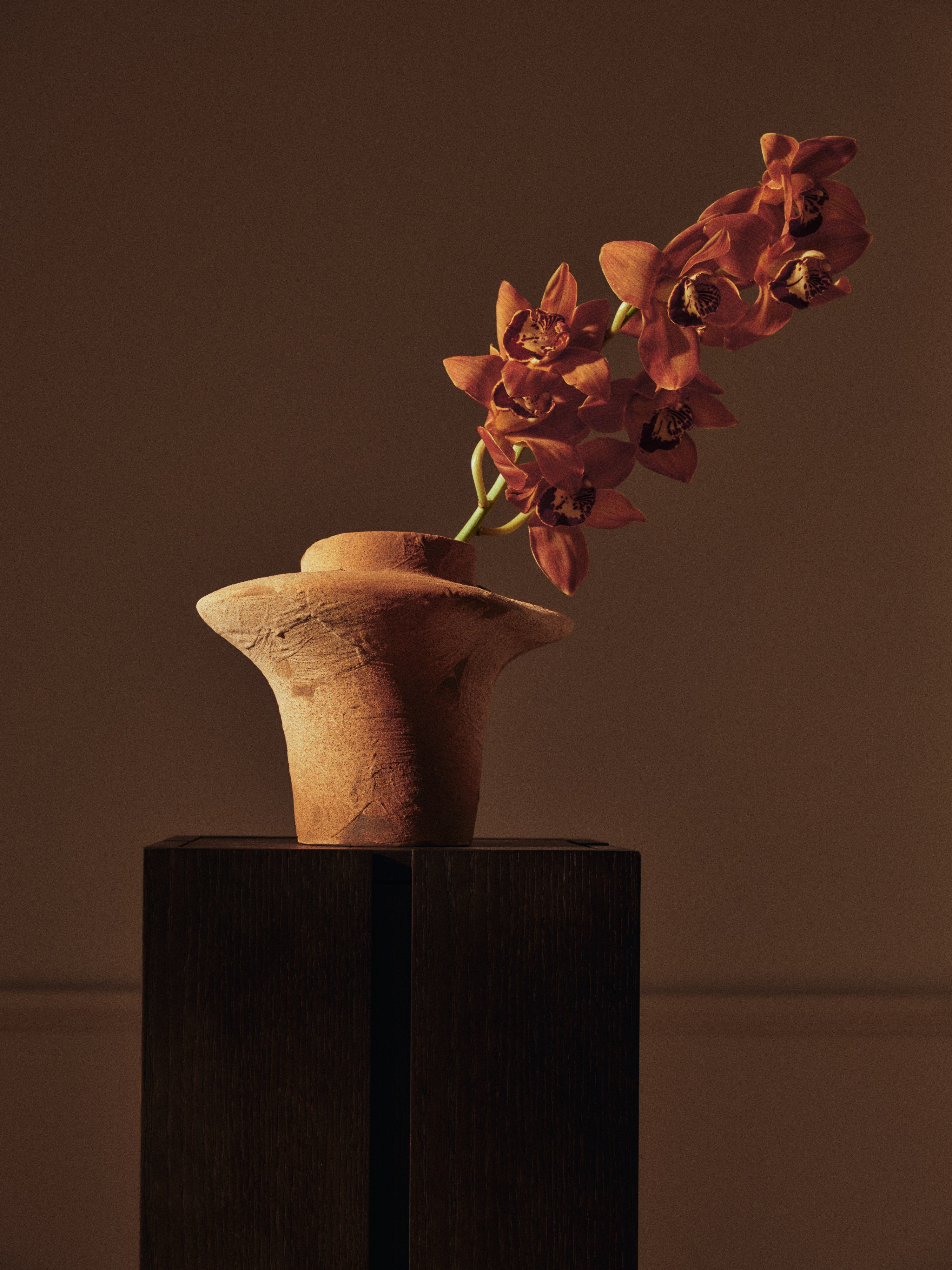 Keramikw vase EVIO warmes Beige