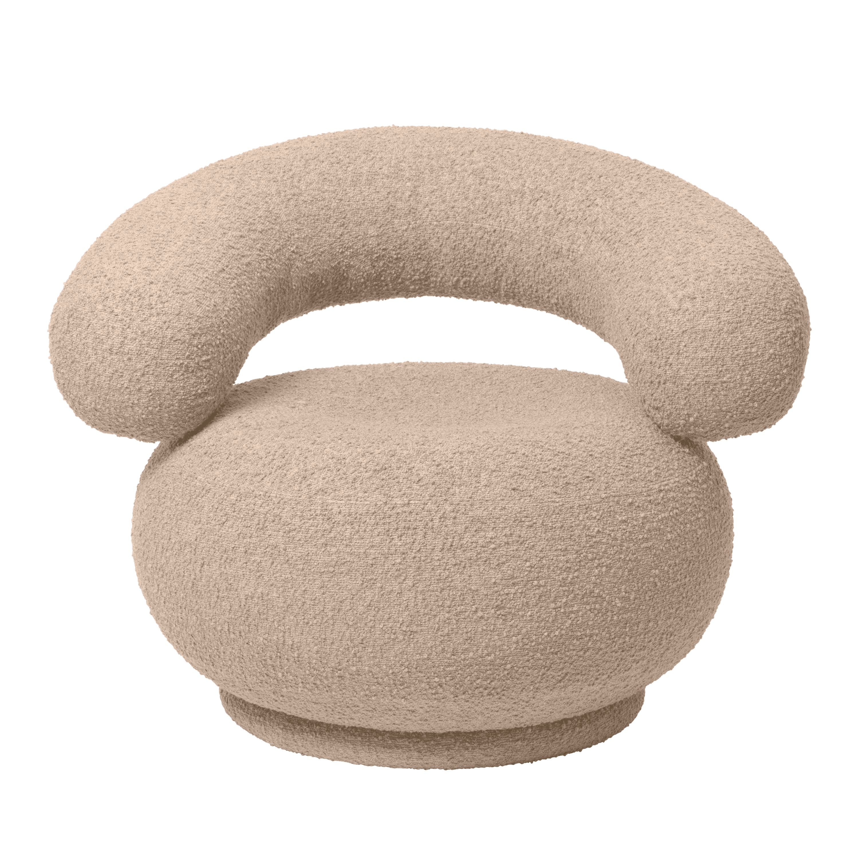 Sessel ORBO beiger Boucle
