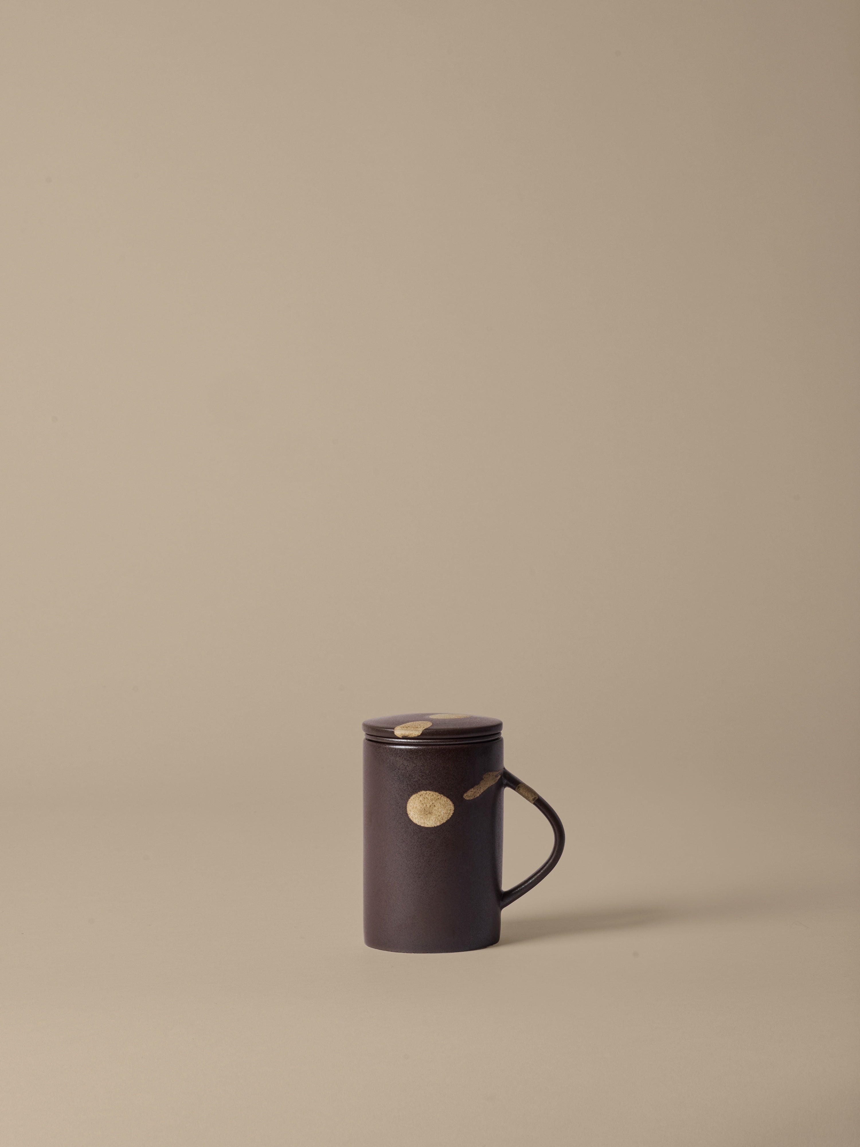 KOYO Dark Brown Mug with Lid