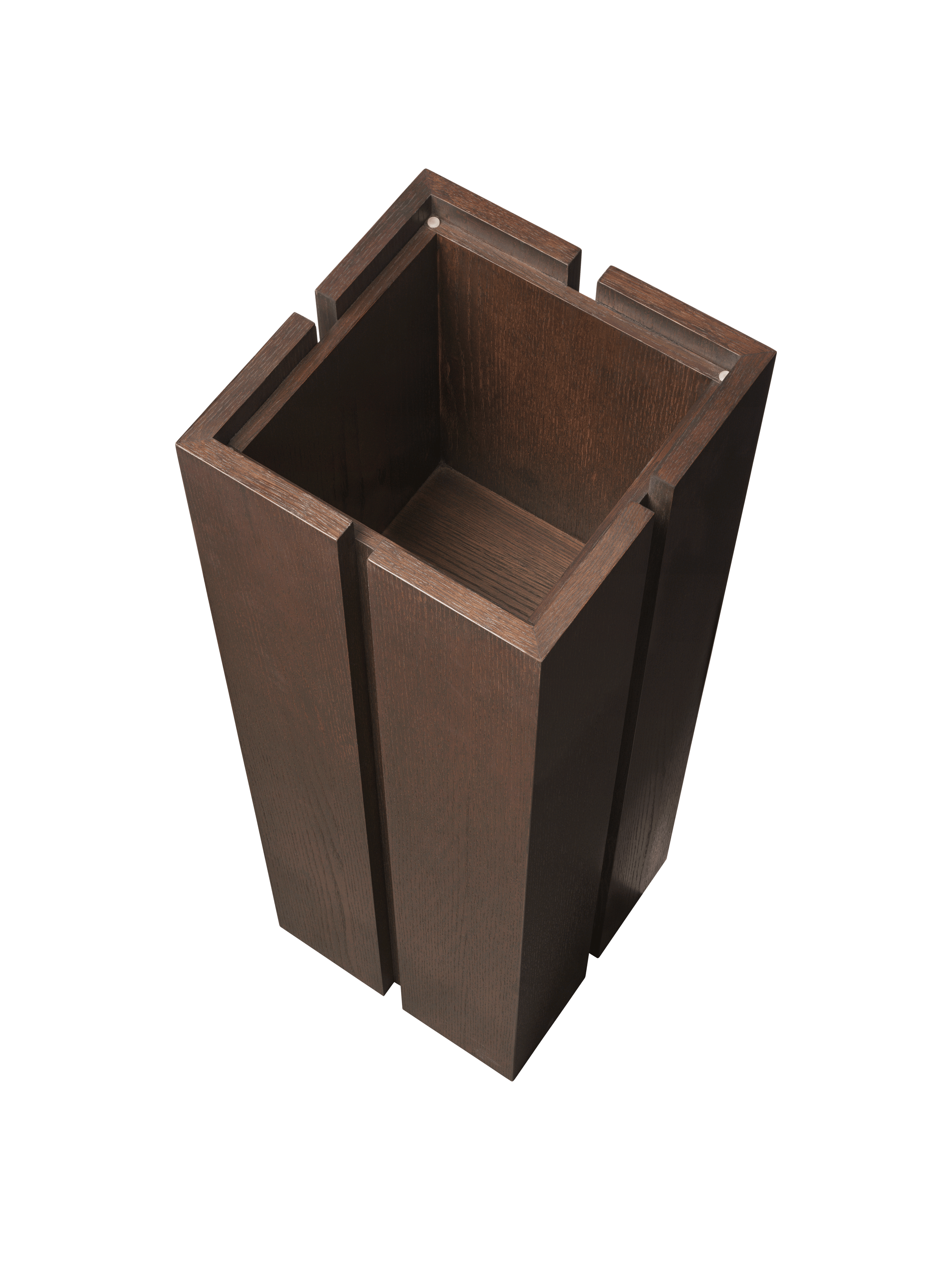 Beistelltisch PARCEL dunkle Eichenfurnier