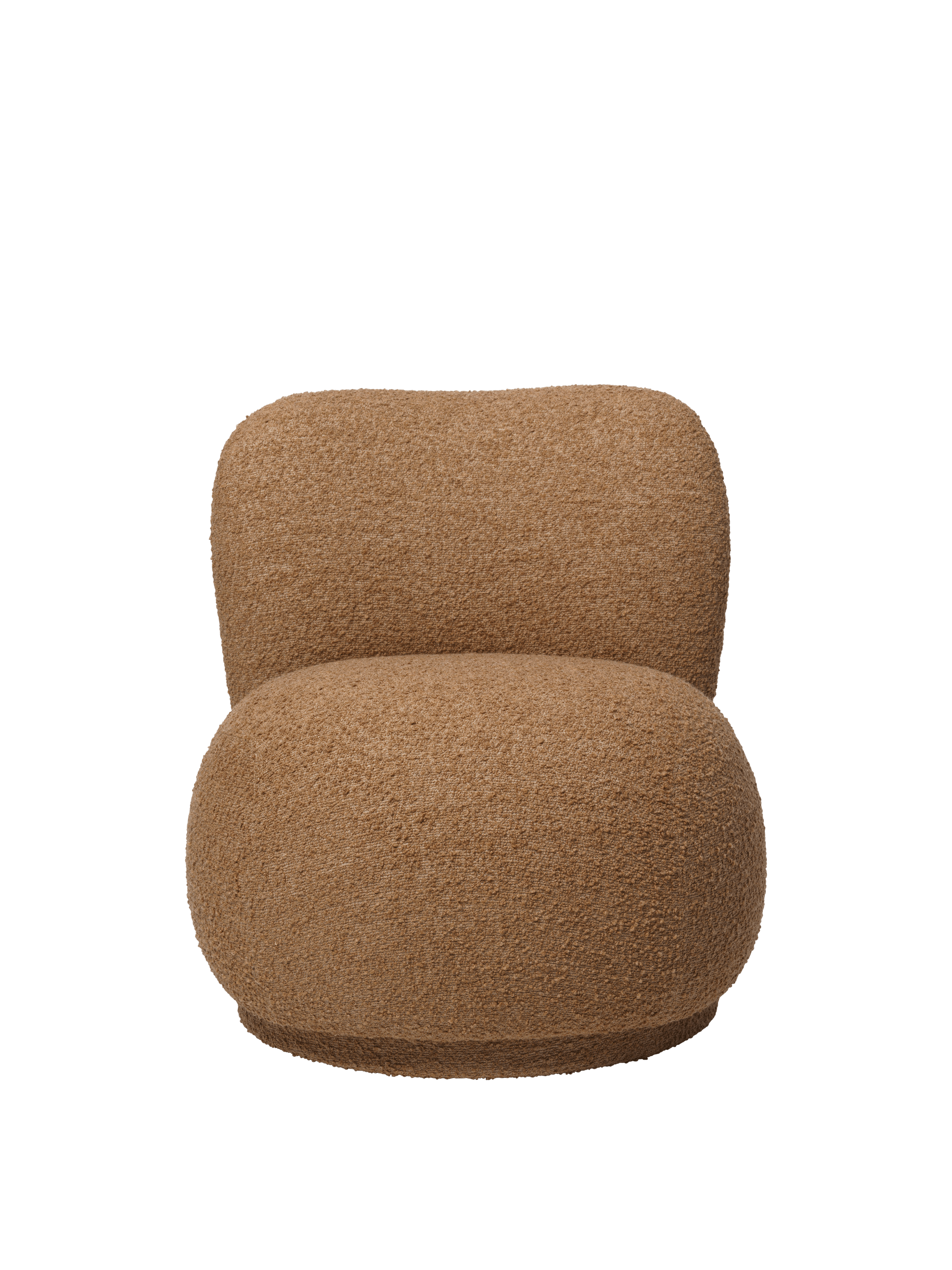 Fotel RICO PICCOLO LOUNGE brązowy boucle