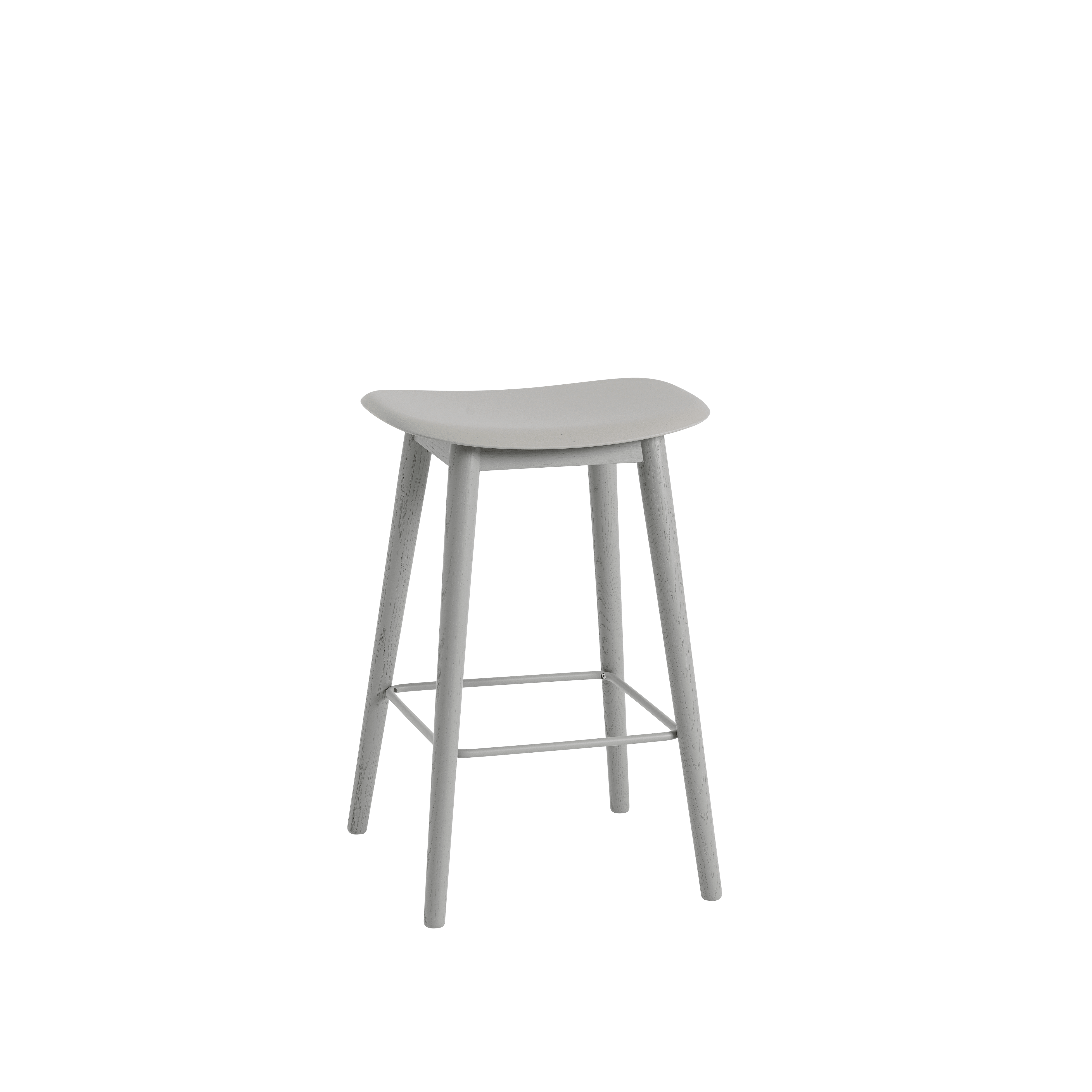 Personalisierter FIBER Hocker mit Holzuntergestell