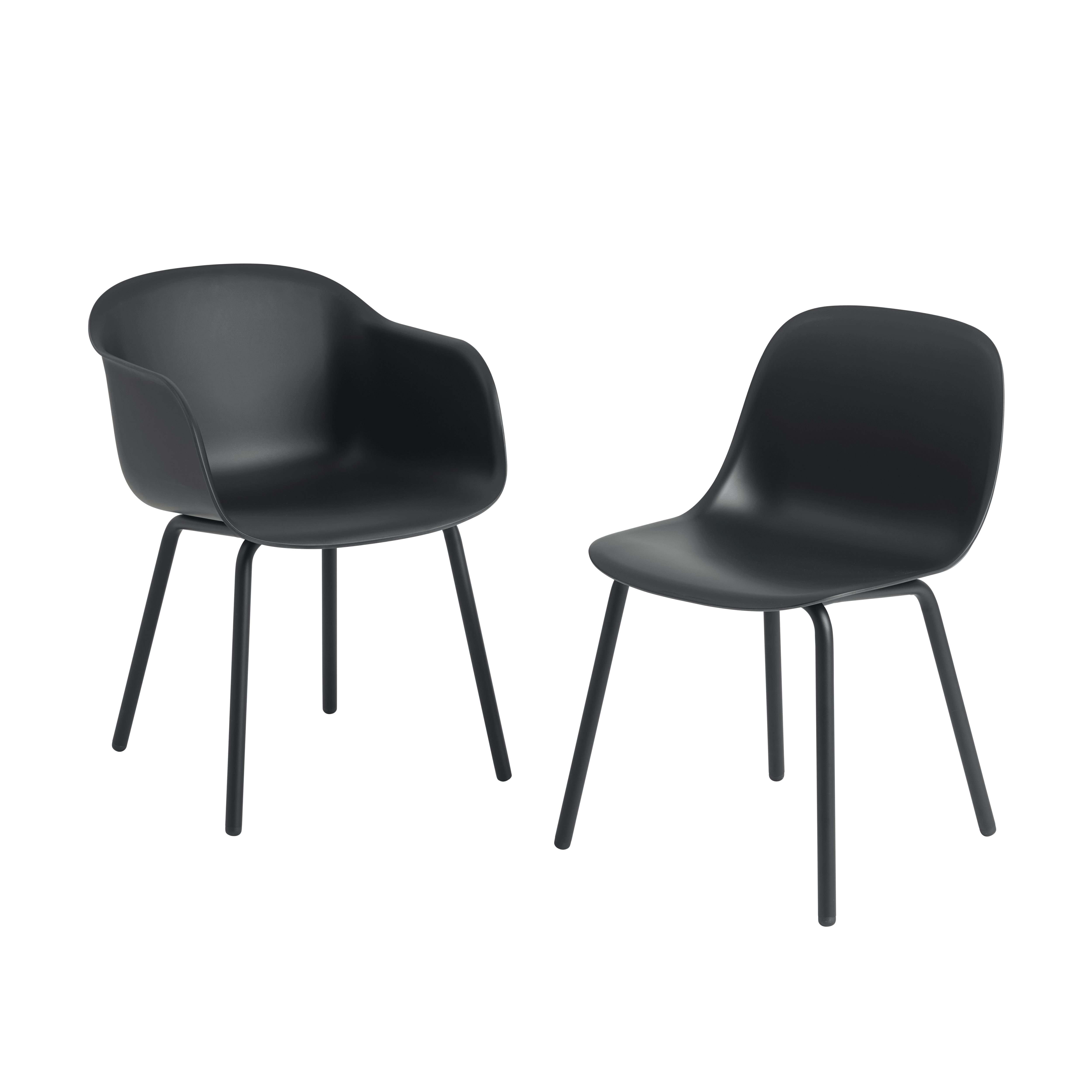 FIBER Outdoor Chair Black