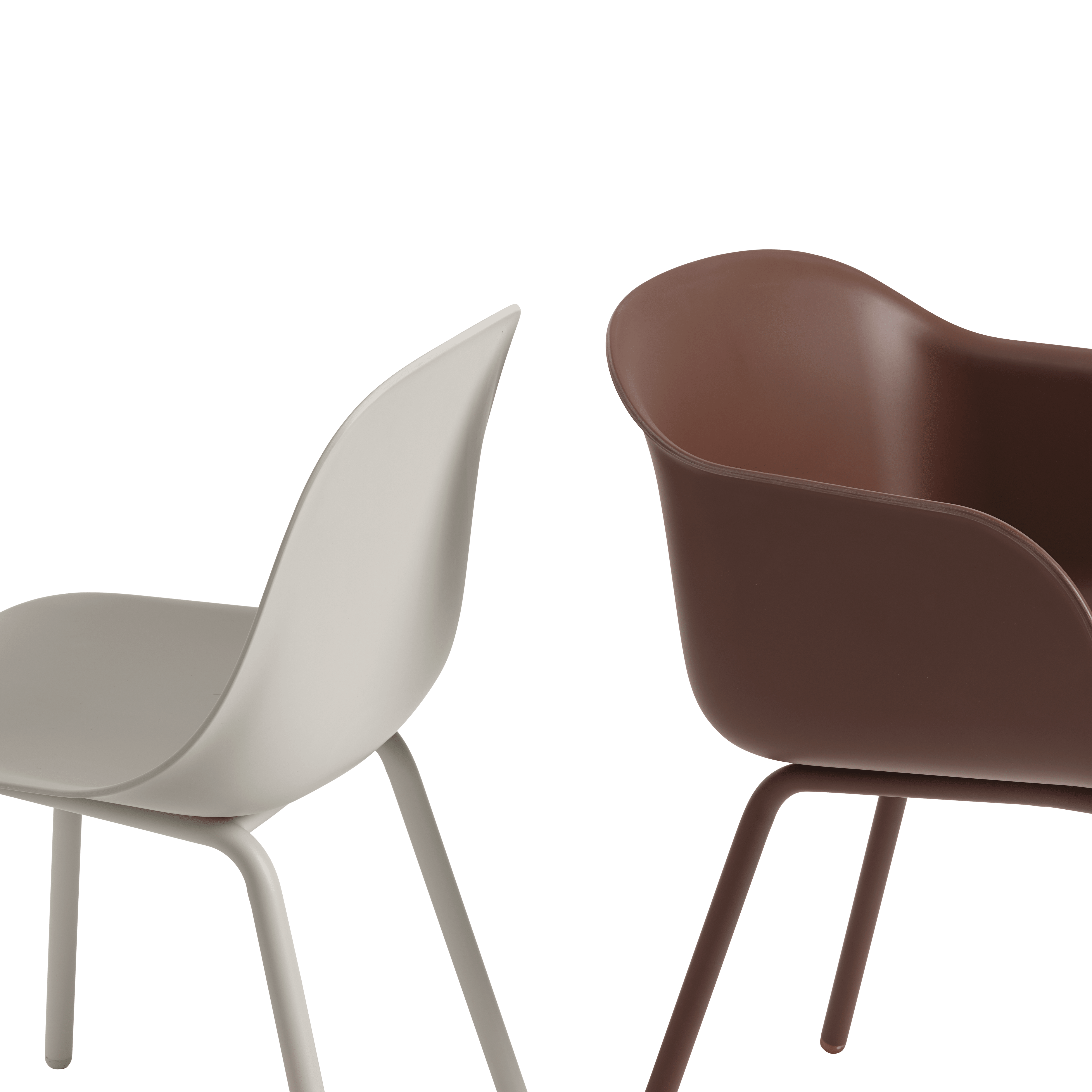 FIBER Outdoor Chair Gray