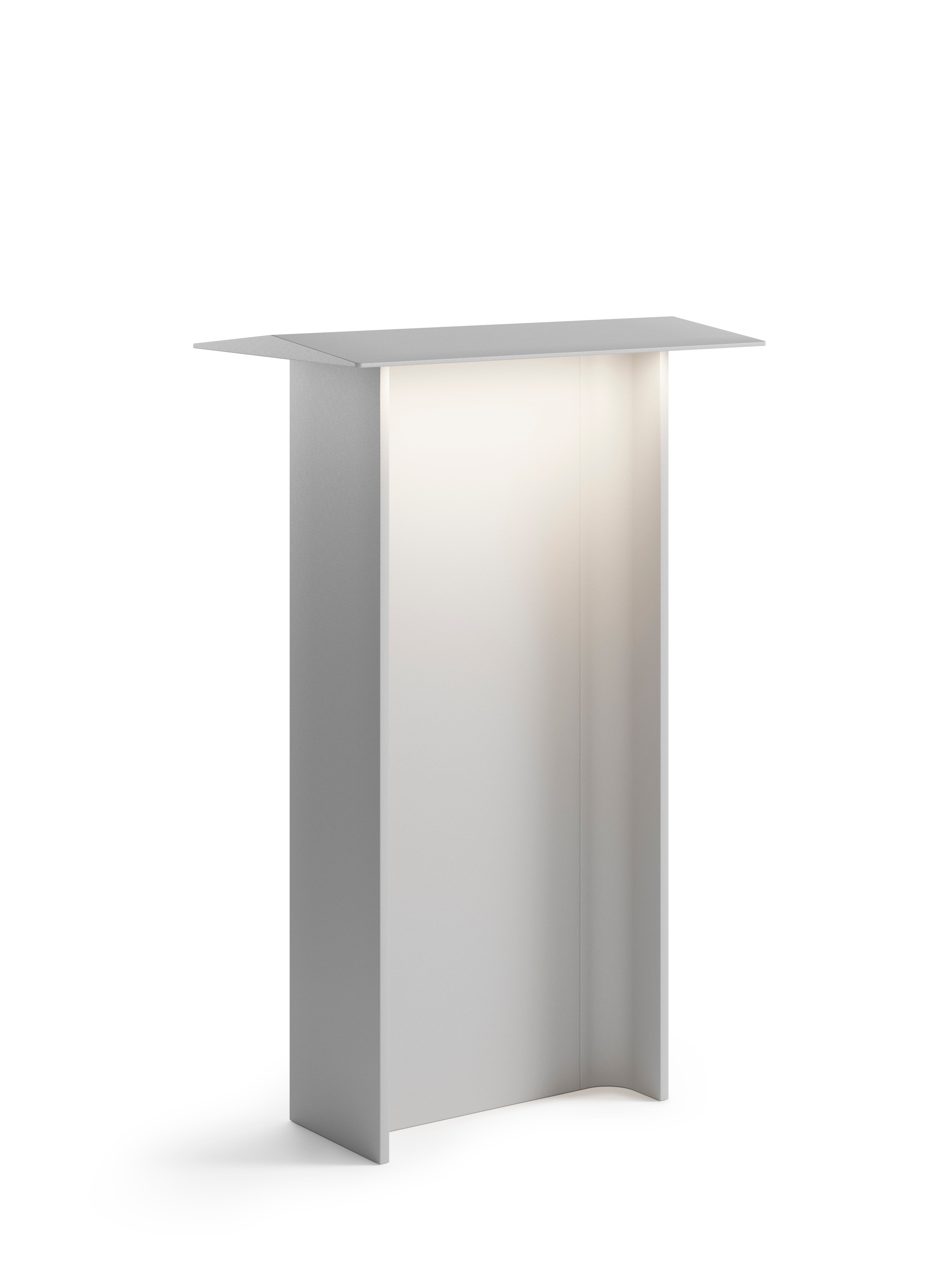 Outdoor floor lamp FIENILE light gray