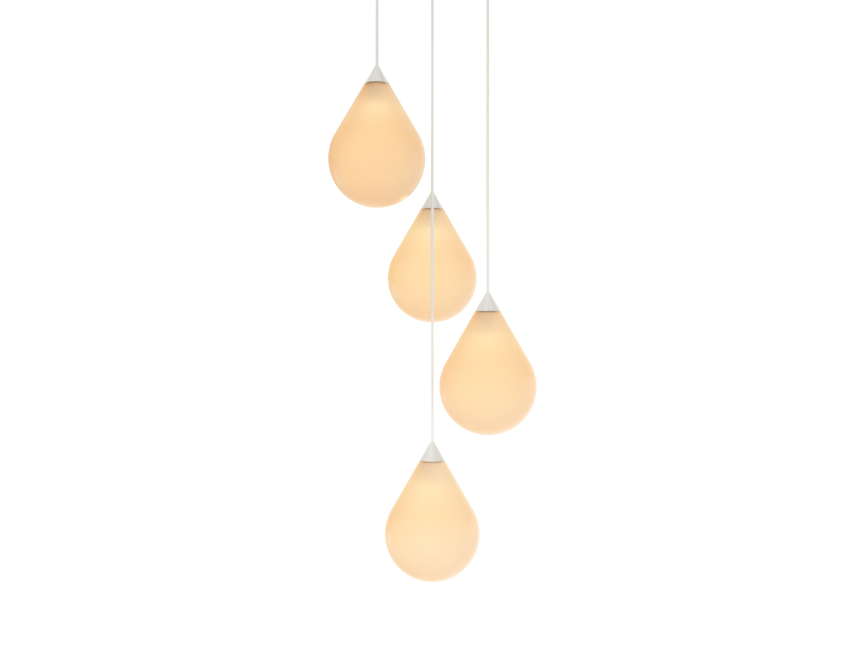 Lampa wisząca FLARE BEAD opalowy klosz