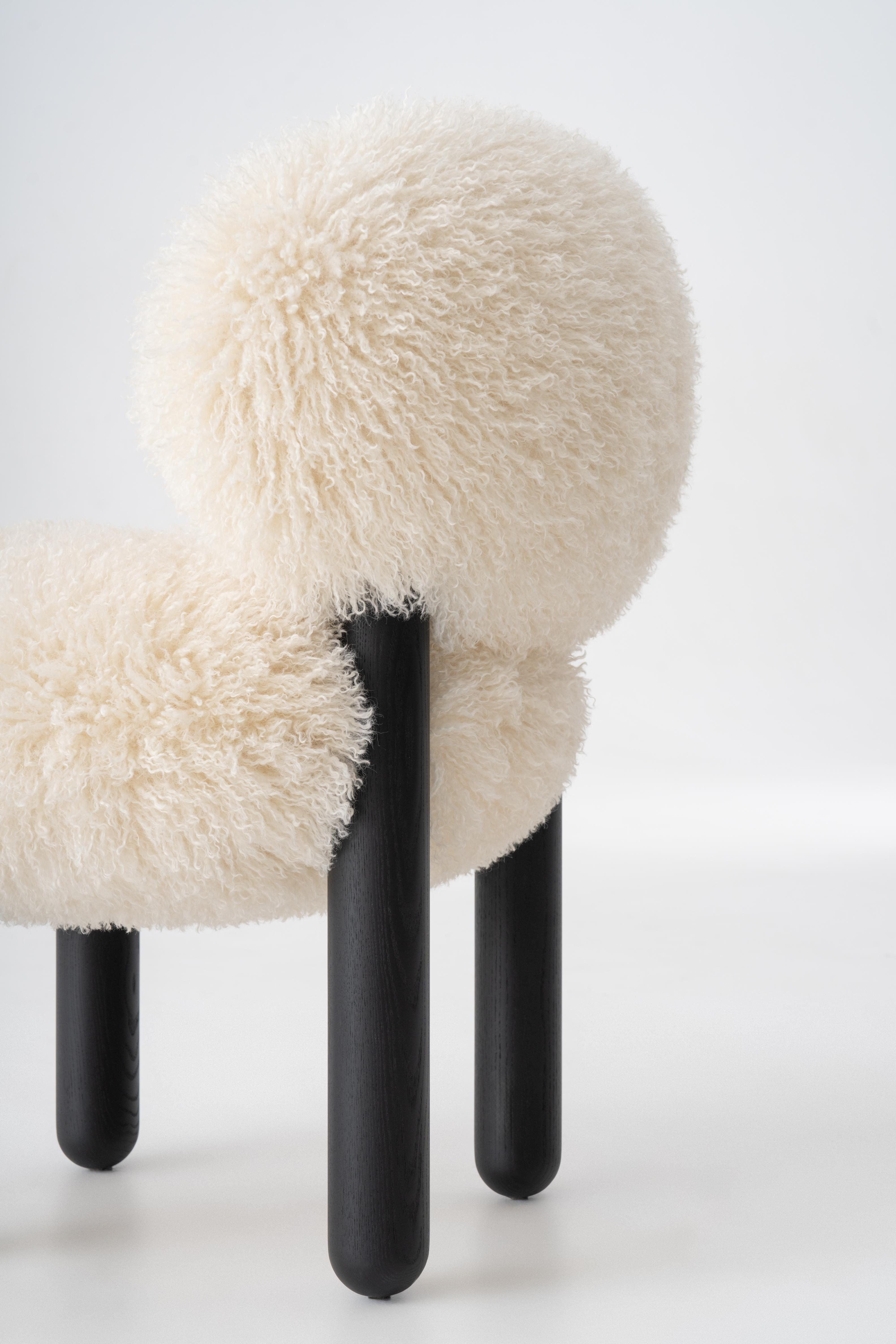 Stuhl FLOCK CS2 - FLUFFY EDITION Kunstfell