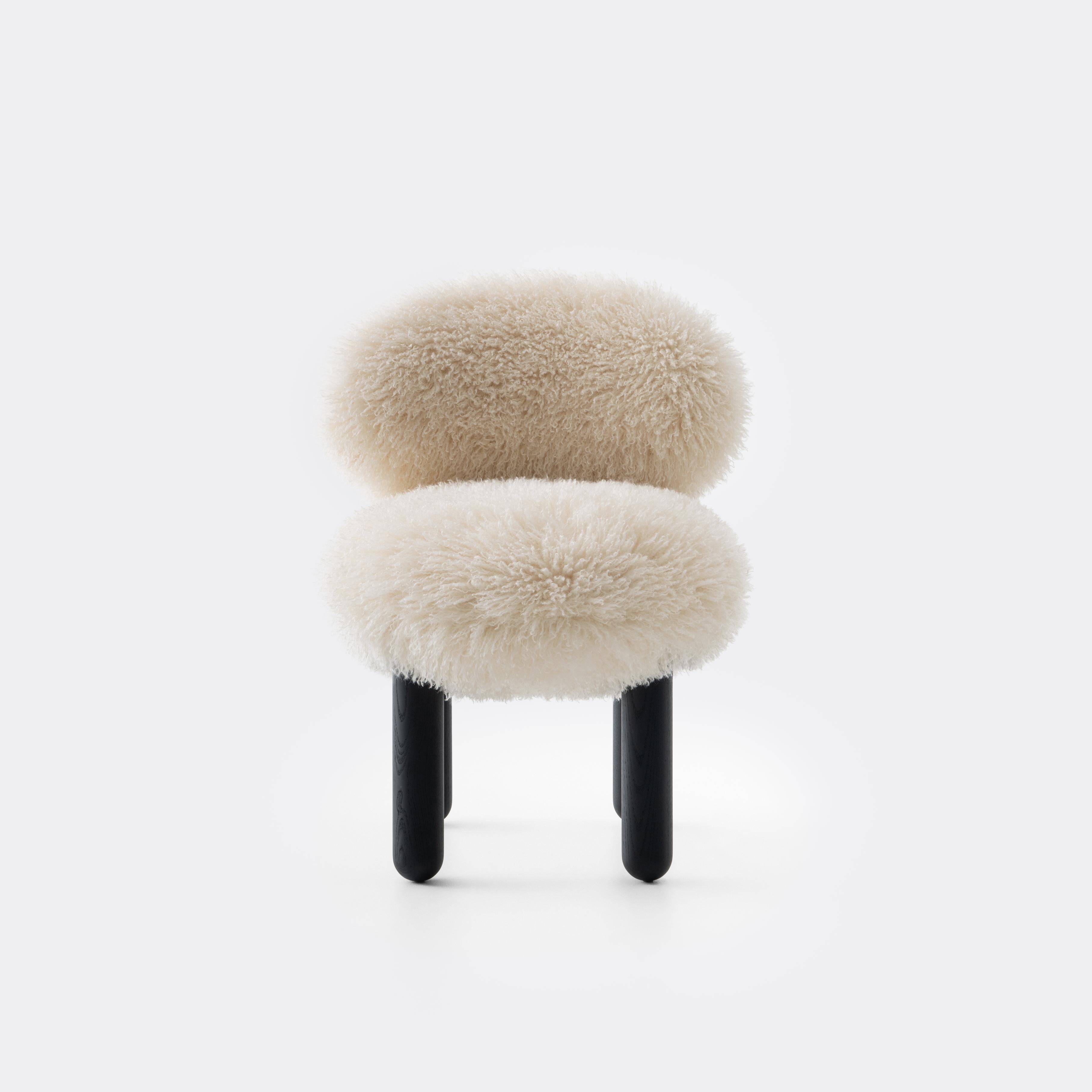 Stuhl FLOCK CS2 - FLUFFY EDITION Kunstfell