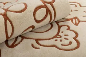 Teppich FLORENCE beige mit Braun