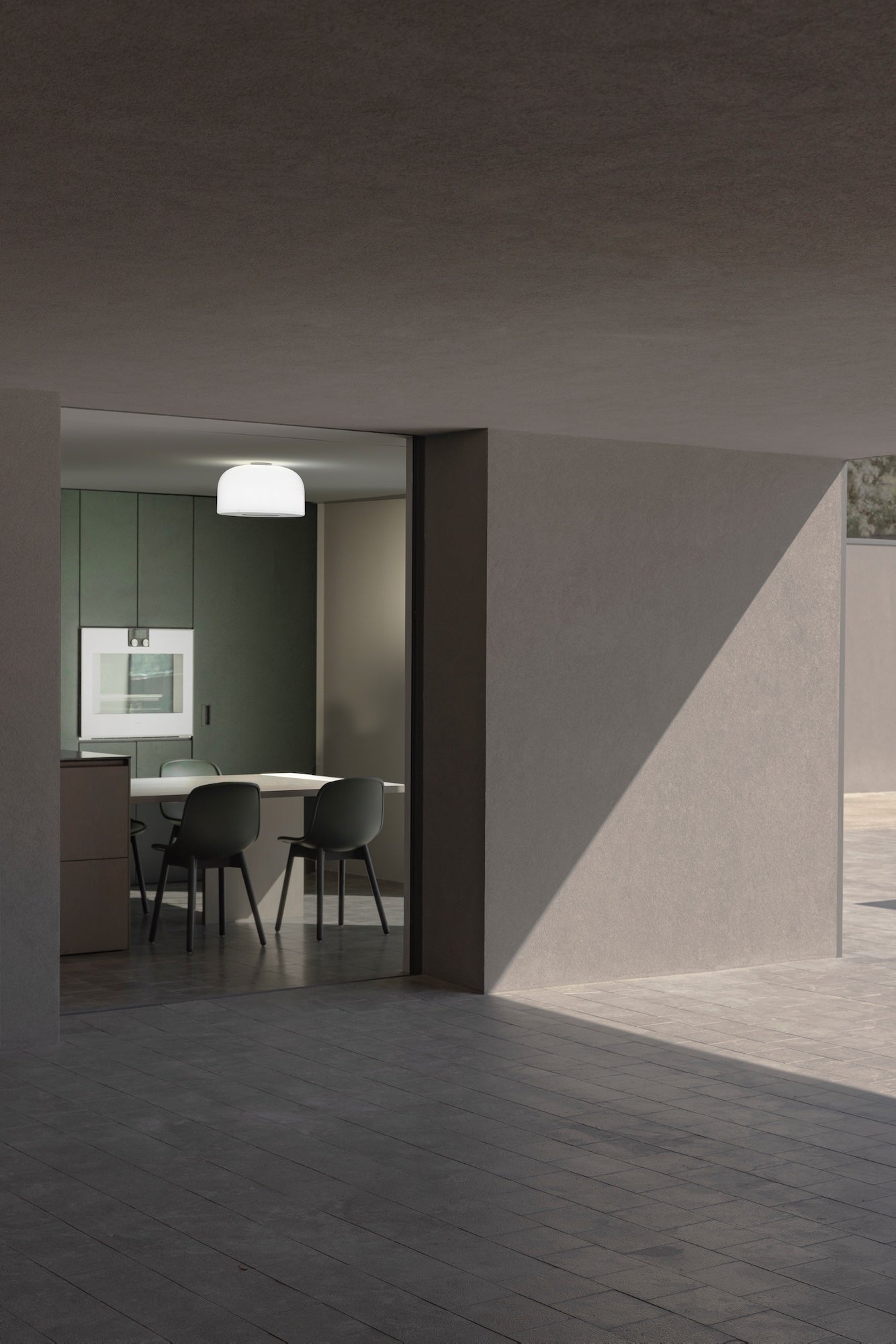 Lampa sufitowa BELLHOP GLASS biały