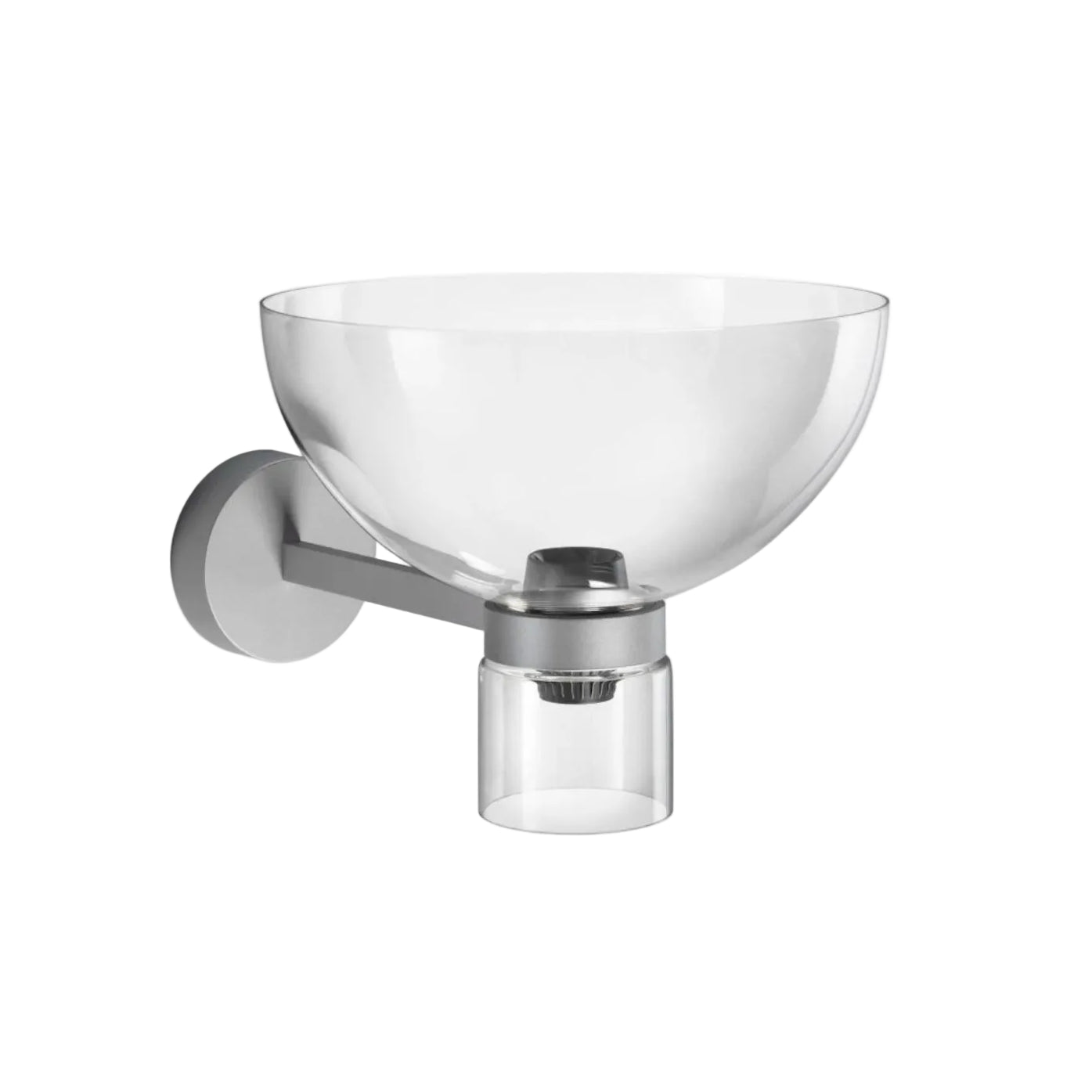 Lampa ścienna NOCTURNE BOWL srebrny