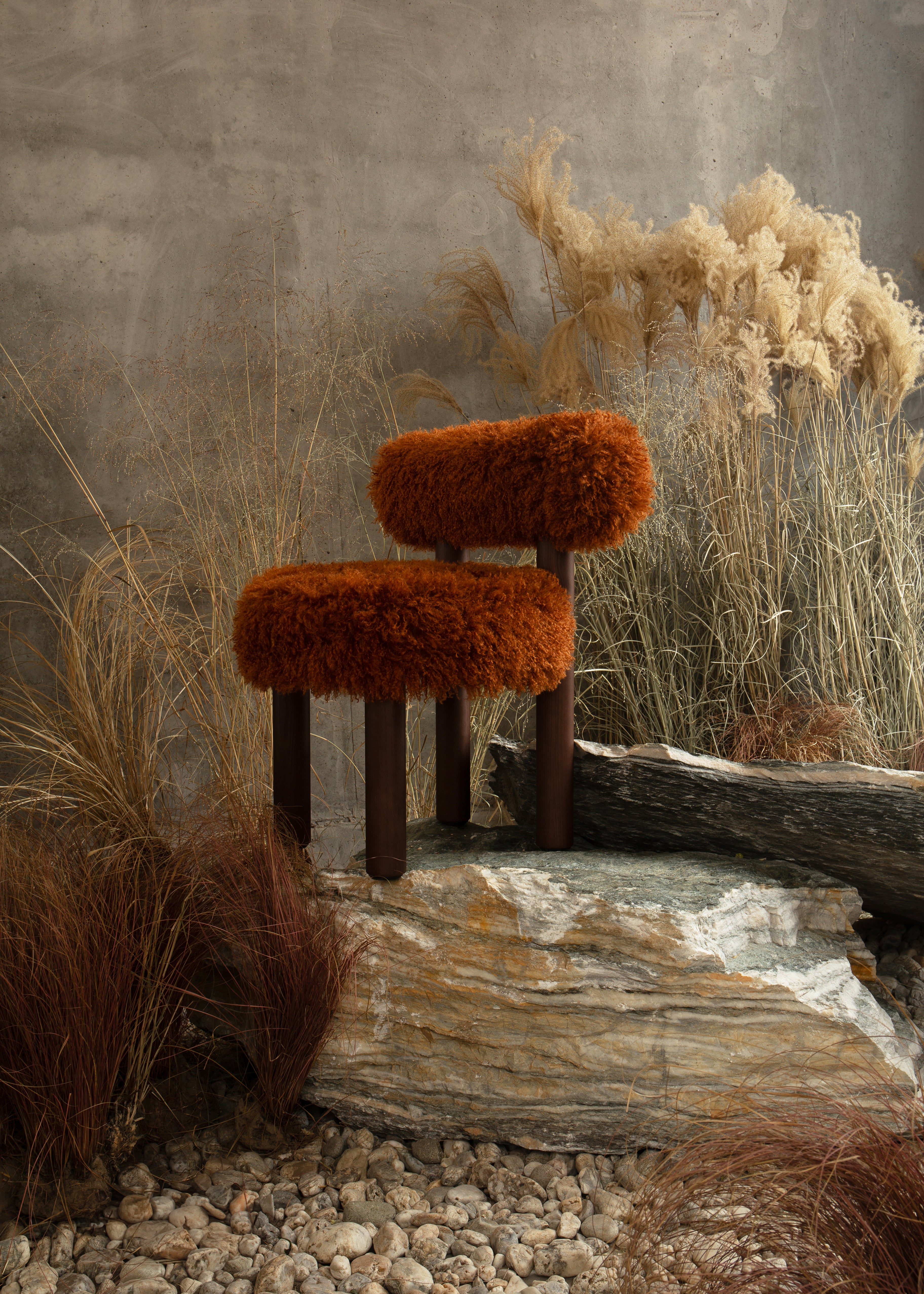 GROPIUS CS2 Chair - FLUFFY EDITION artificial fur