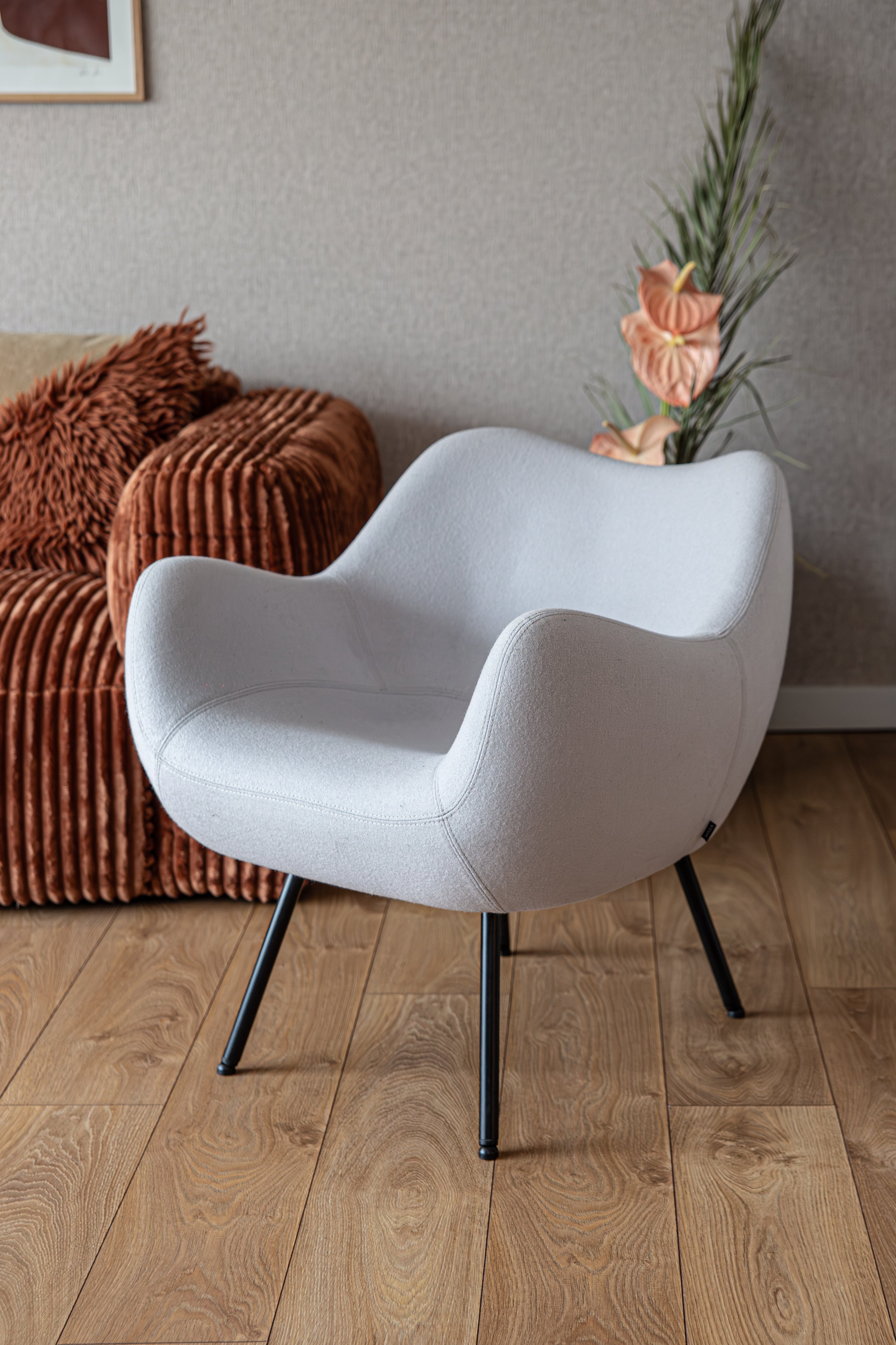 Fotel RM58 CLASSIC SOFT beżowy - poekspozycyjny