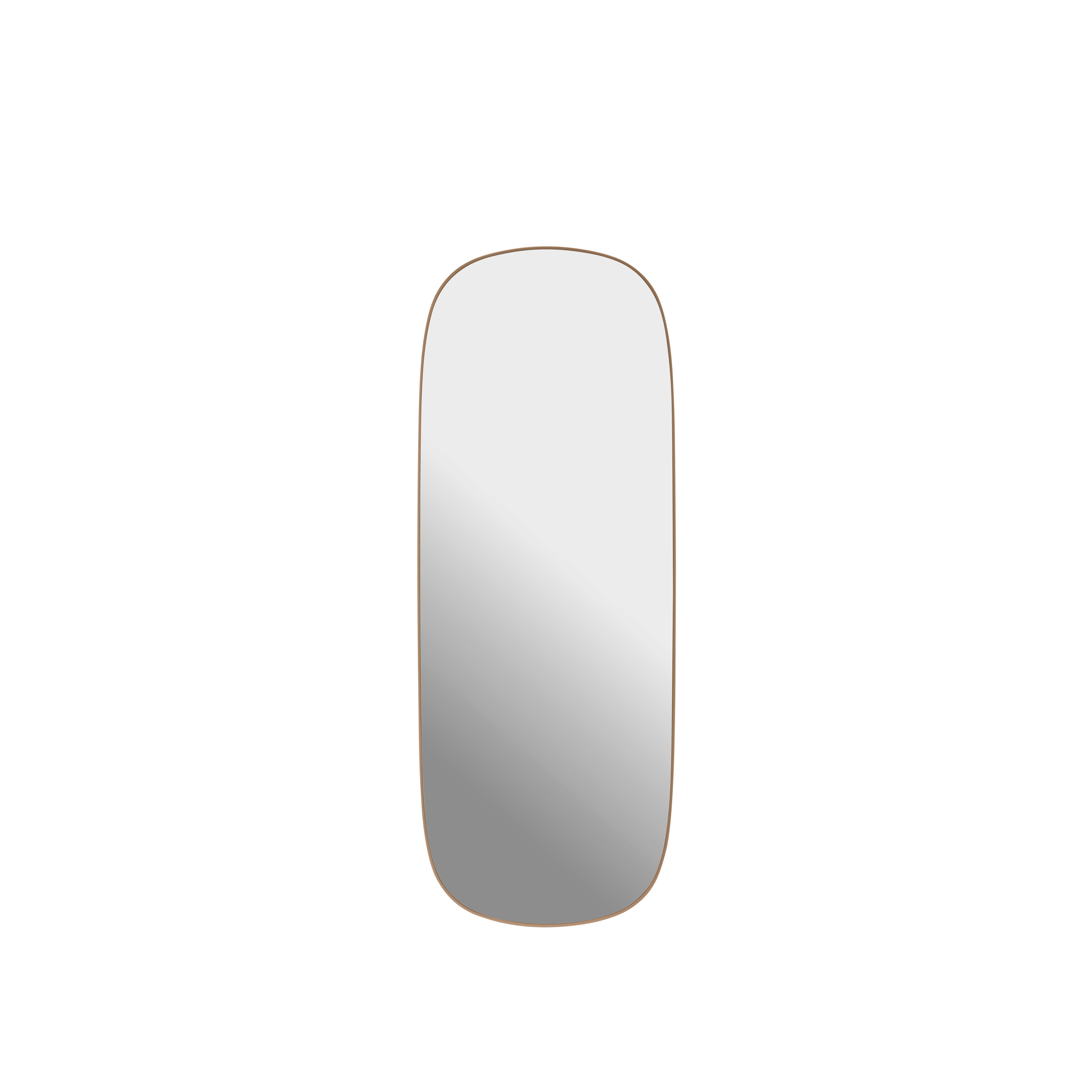 Framed Mirror with Light Pink Frame