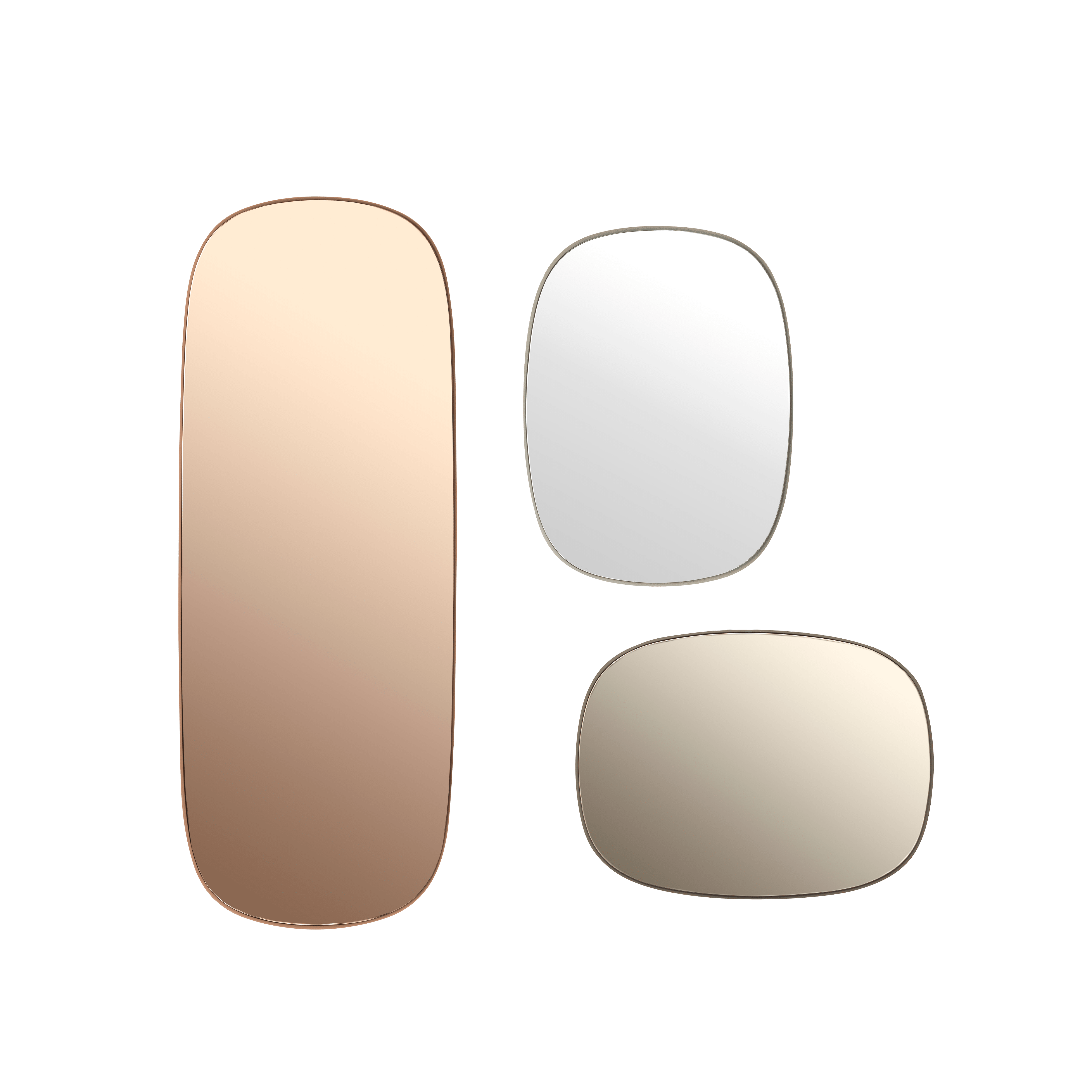 Lustro GERAHMT taupe