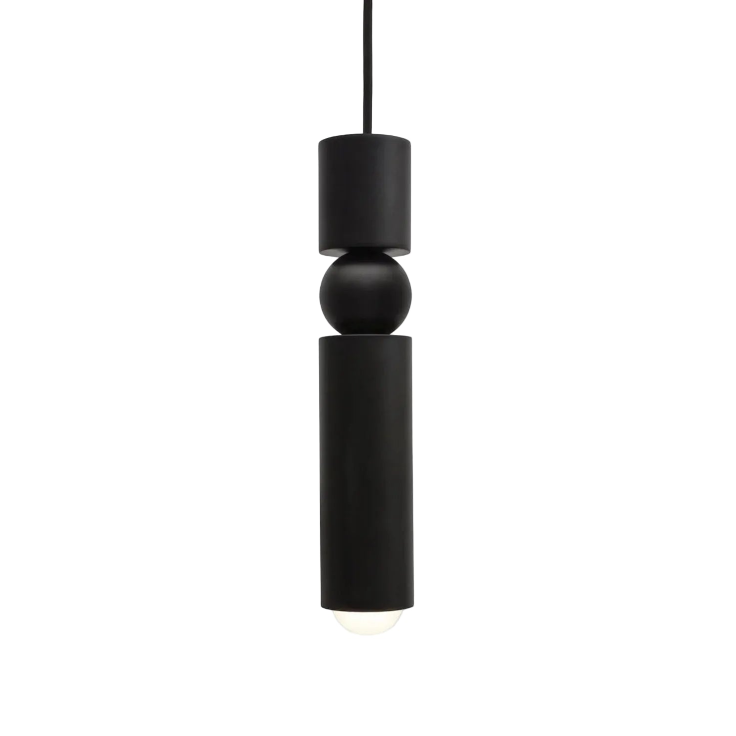 Lampa wisząca FULCRUM matowy czarny