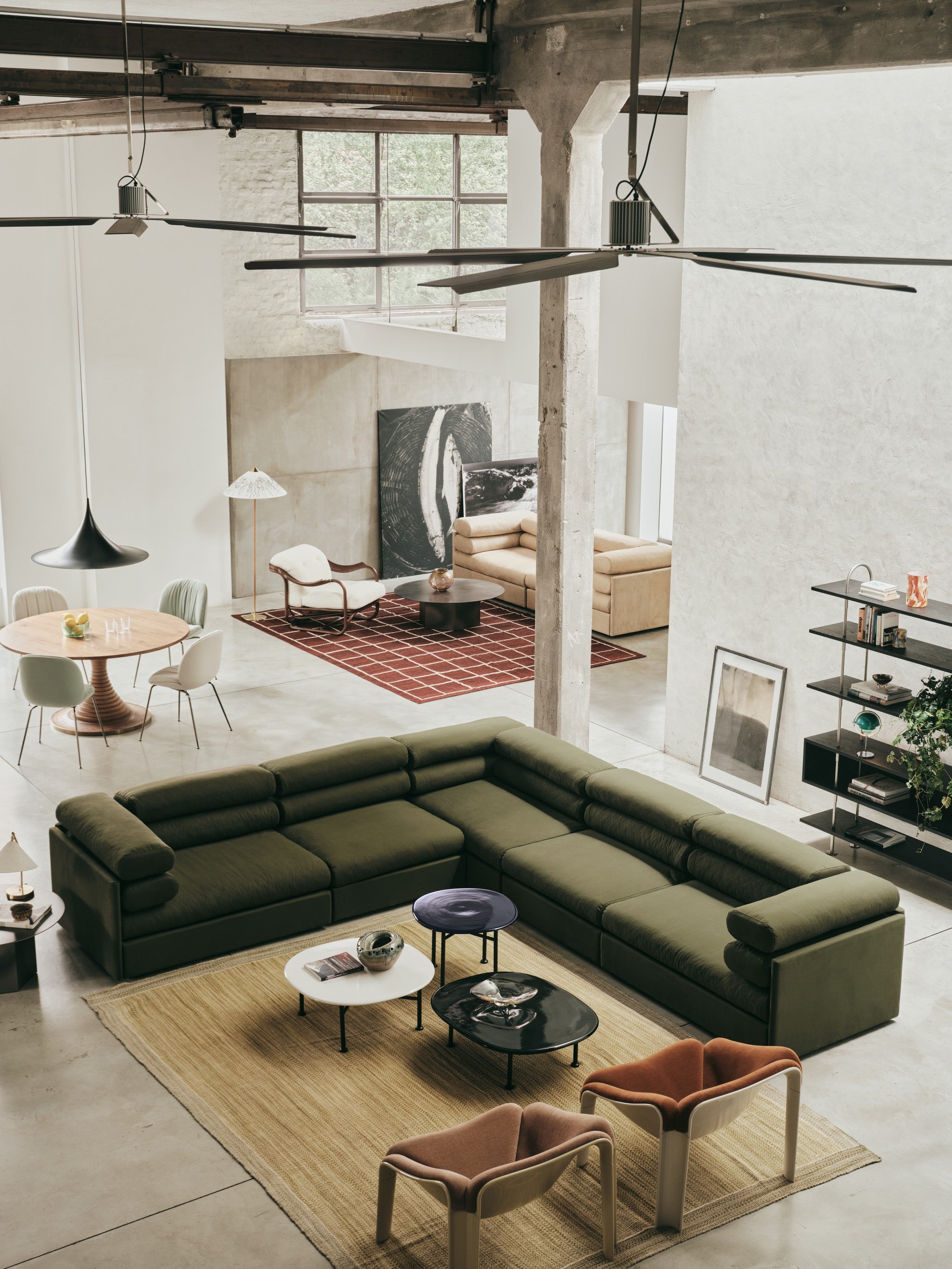 Sofa modułowa ELOGIO - element końcowy prawostronny tapicerowany