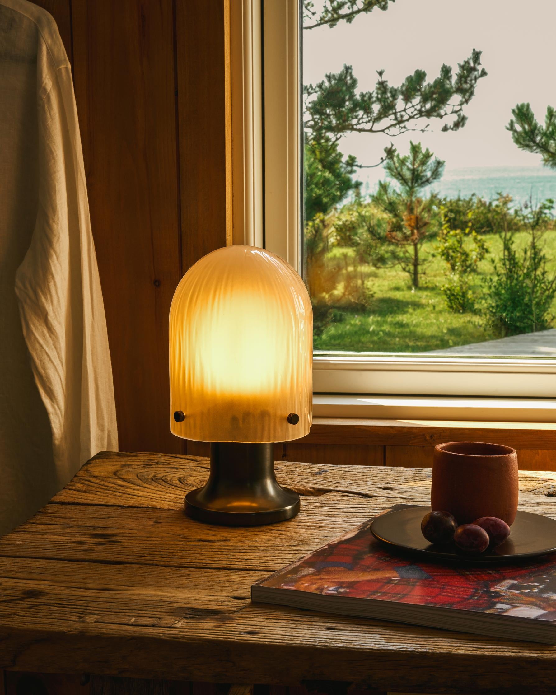 Lampa przenośna SEINE szkło