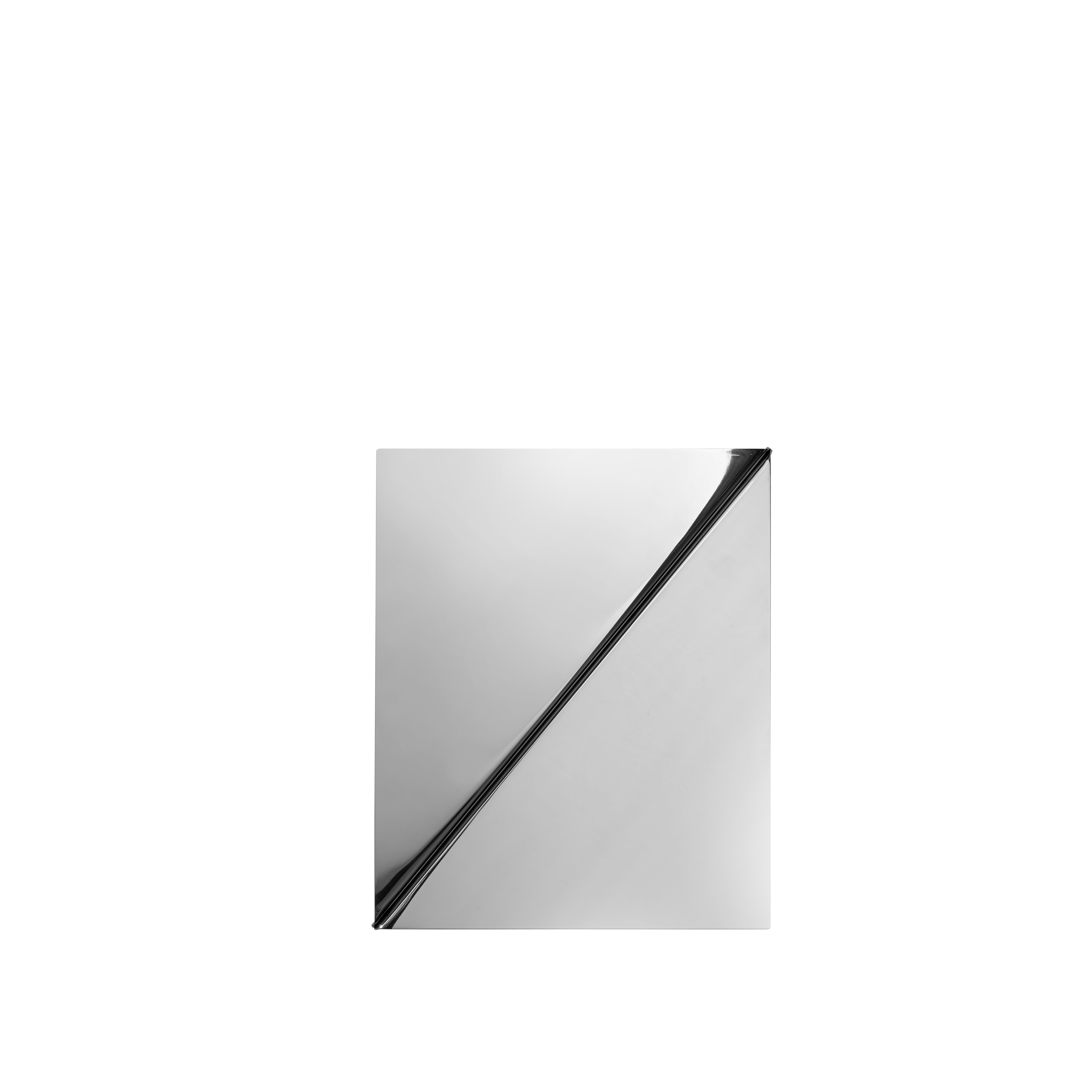 GAZE Polished Steel Mirror