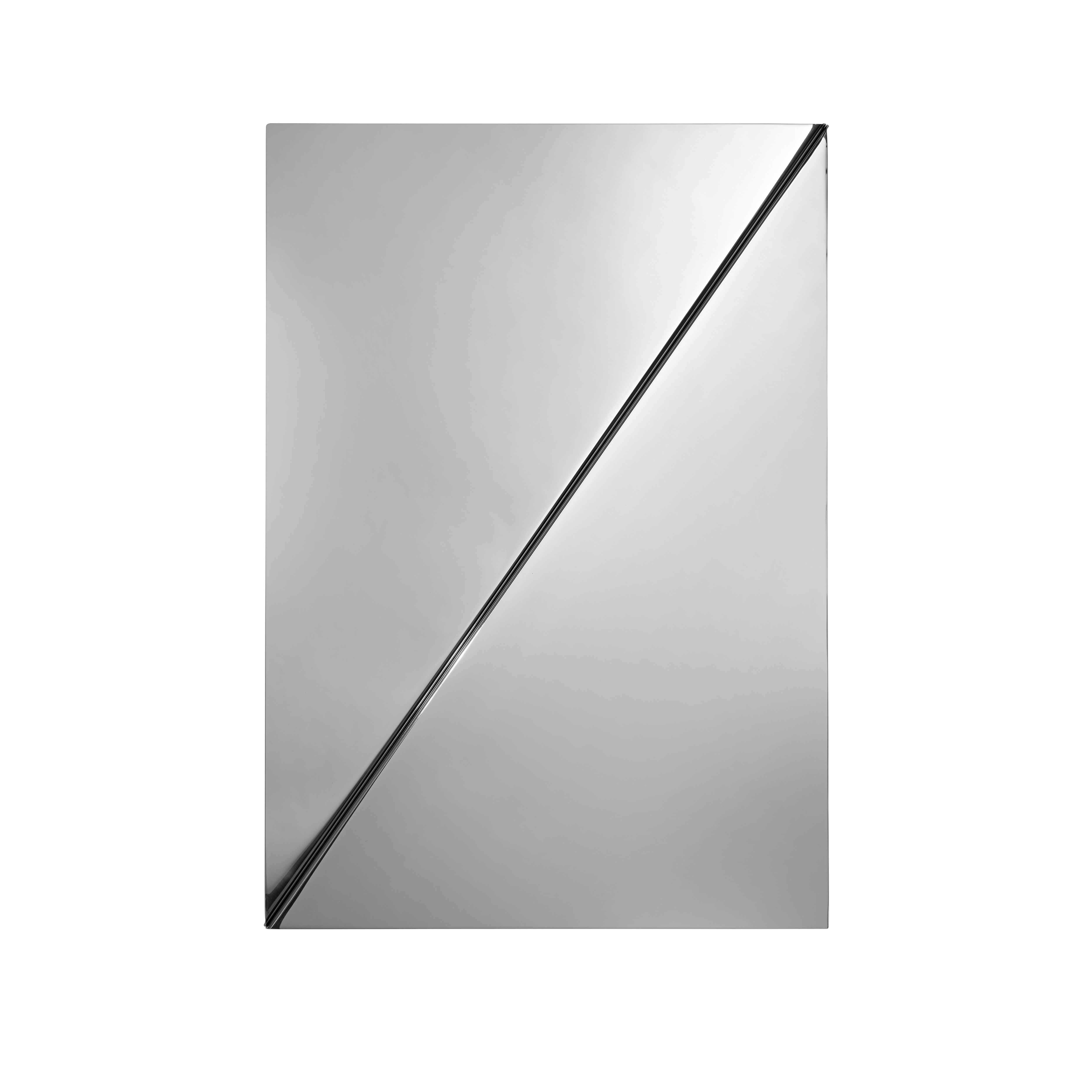 GAZE Polished Steel Mirror