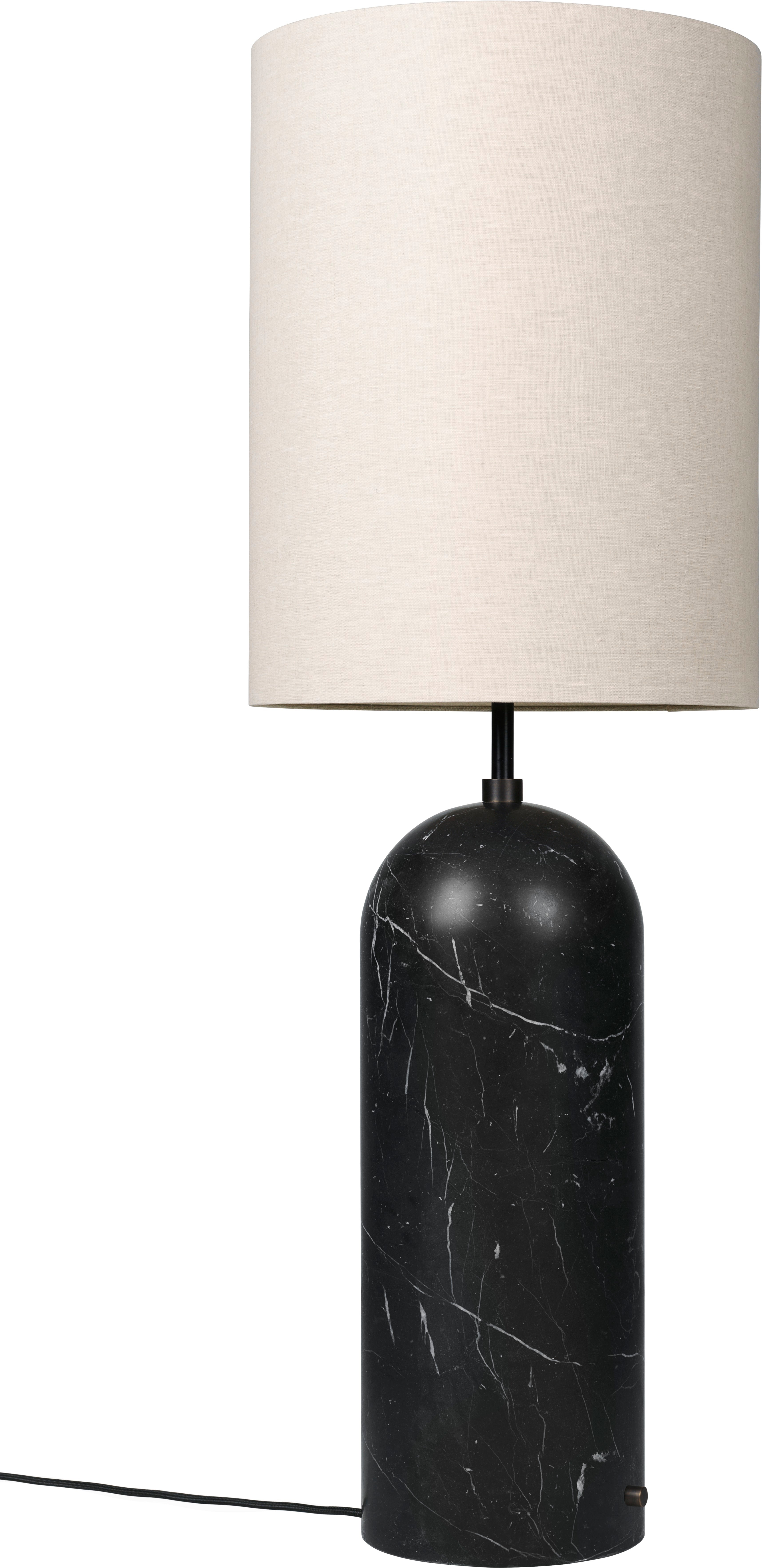Lampa podłogowa GRAVITY XL czarny marmur