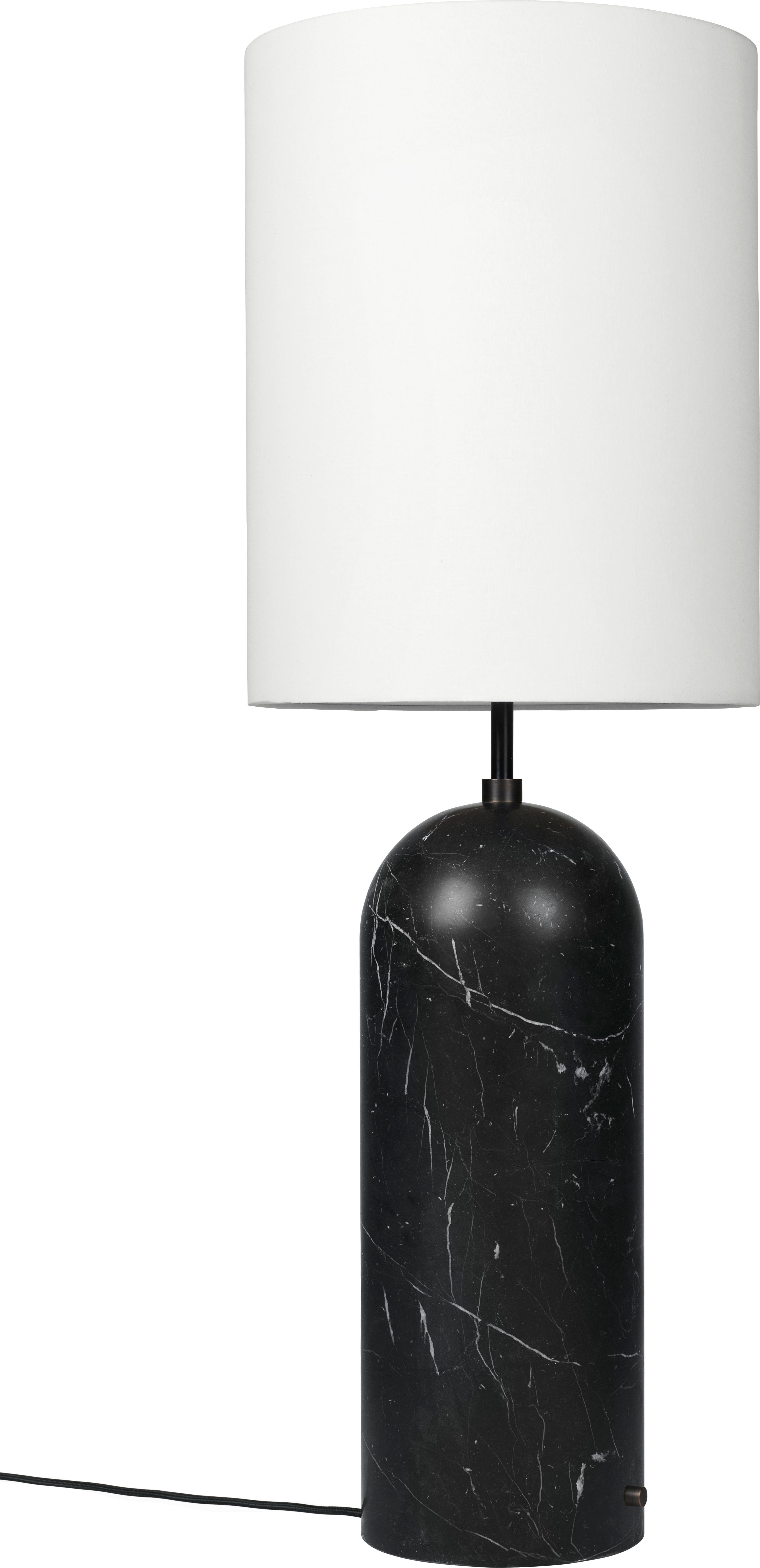 Lampa podłogowa GRAVITY XL czarny marmur