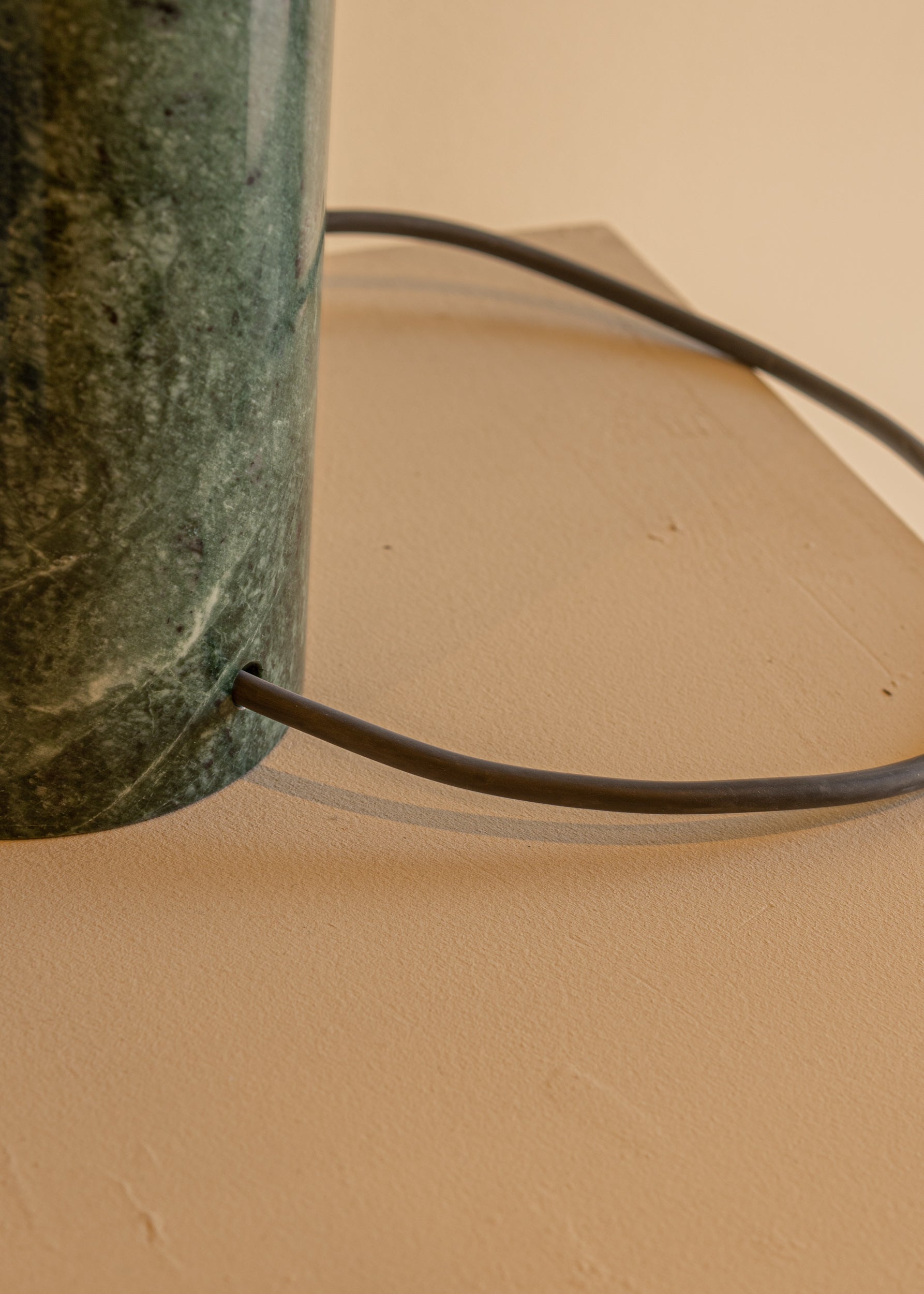 Lampa stołowa PURA KELO zielony marmur