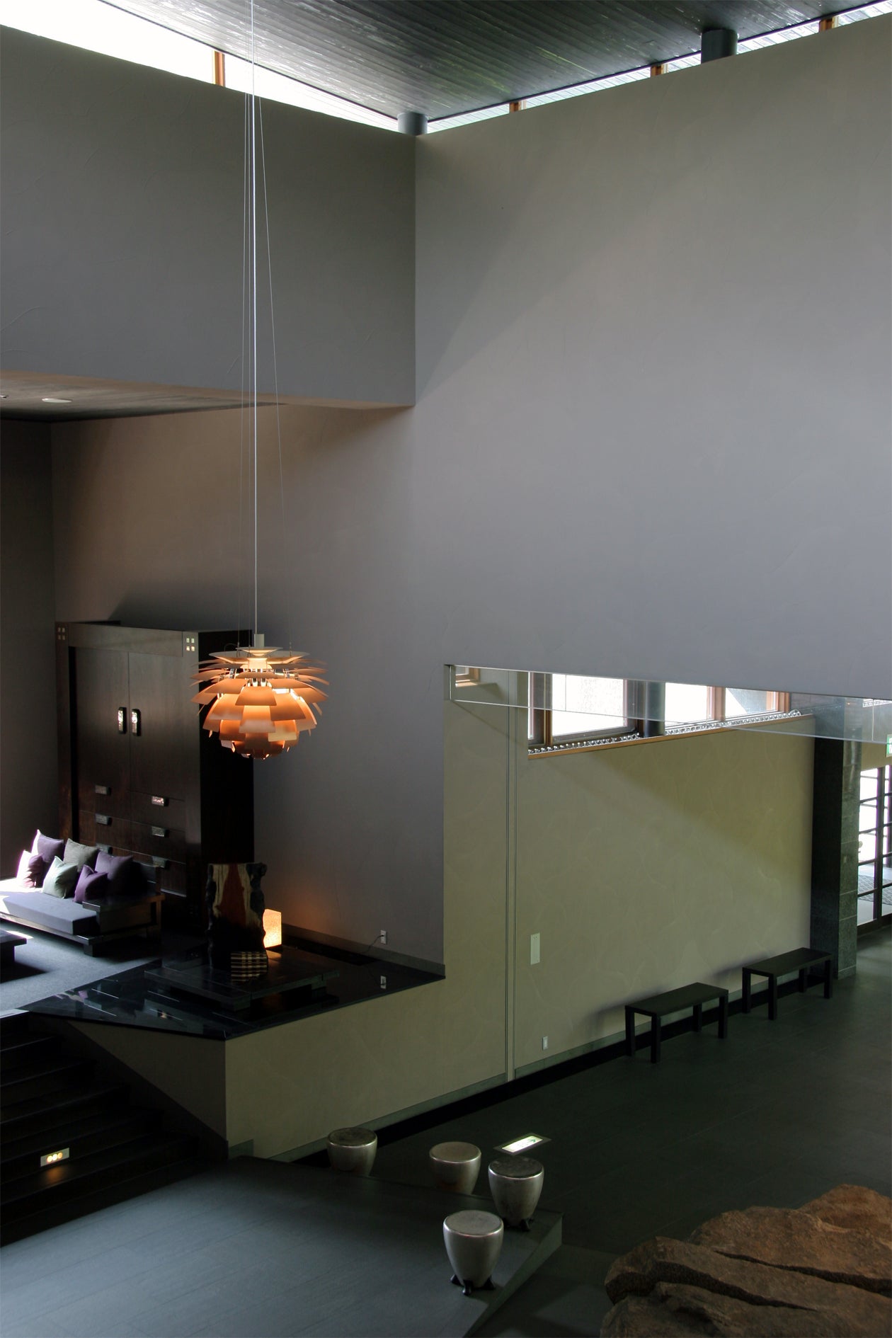 PH LOUVRE white pendant lamp