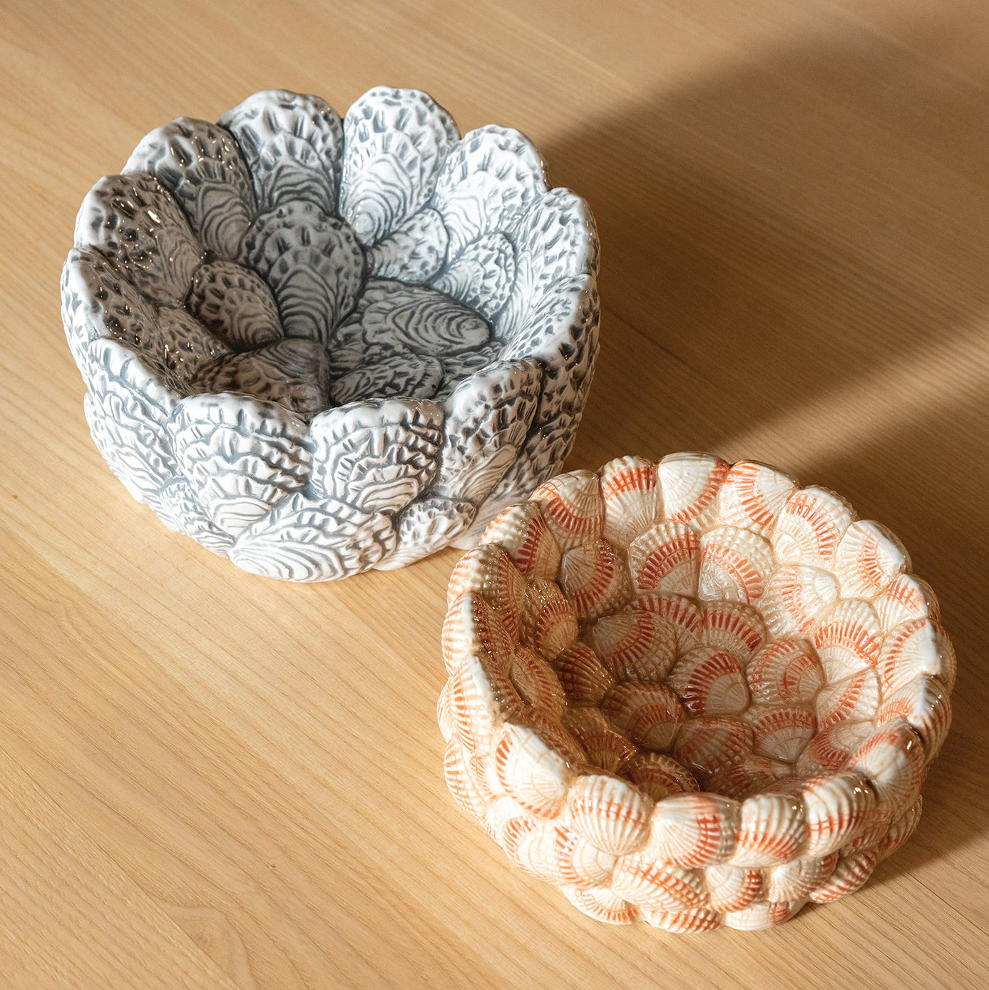 Miska COCKLE beżowo-pomarańczowy